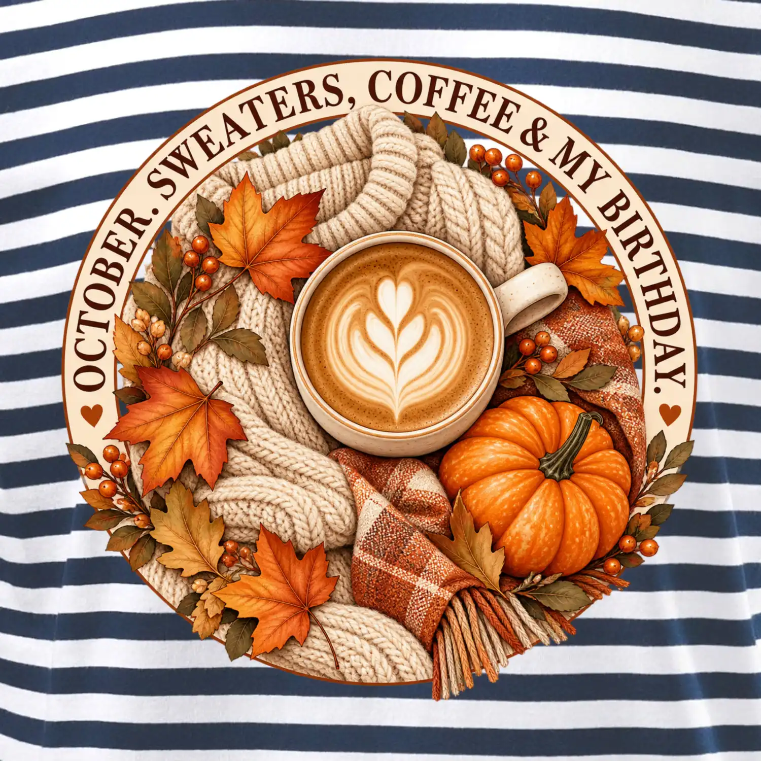 October sweaters coffee my birthday podzimní káva a svetr