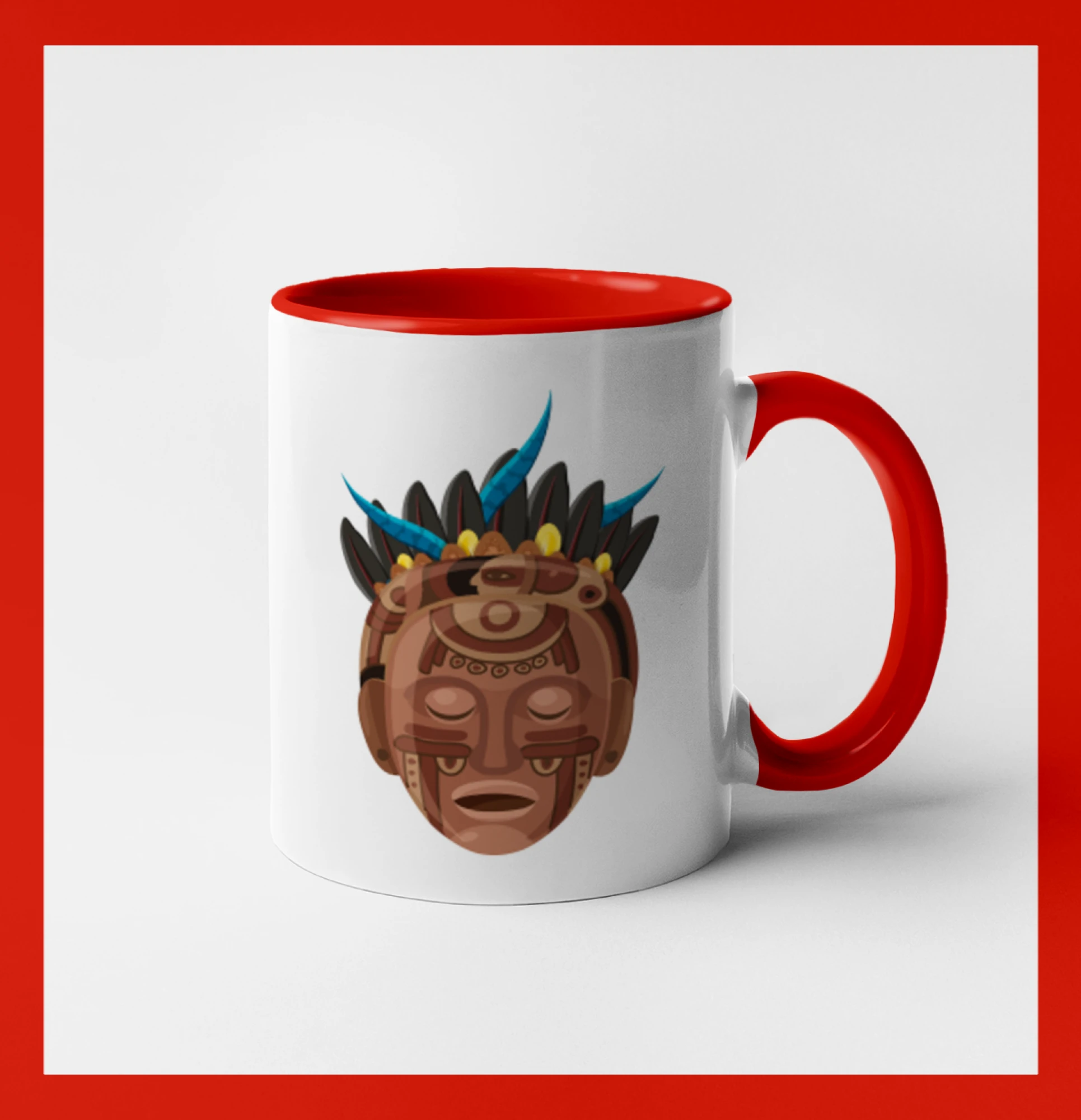 Mayové maska hnědá