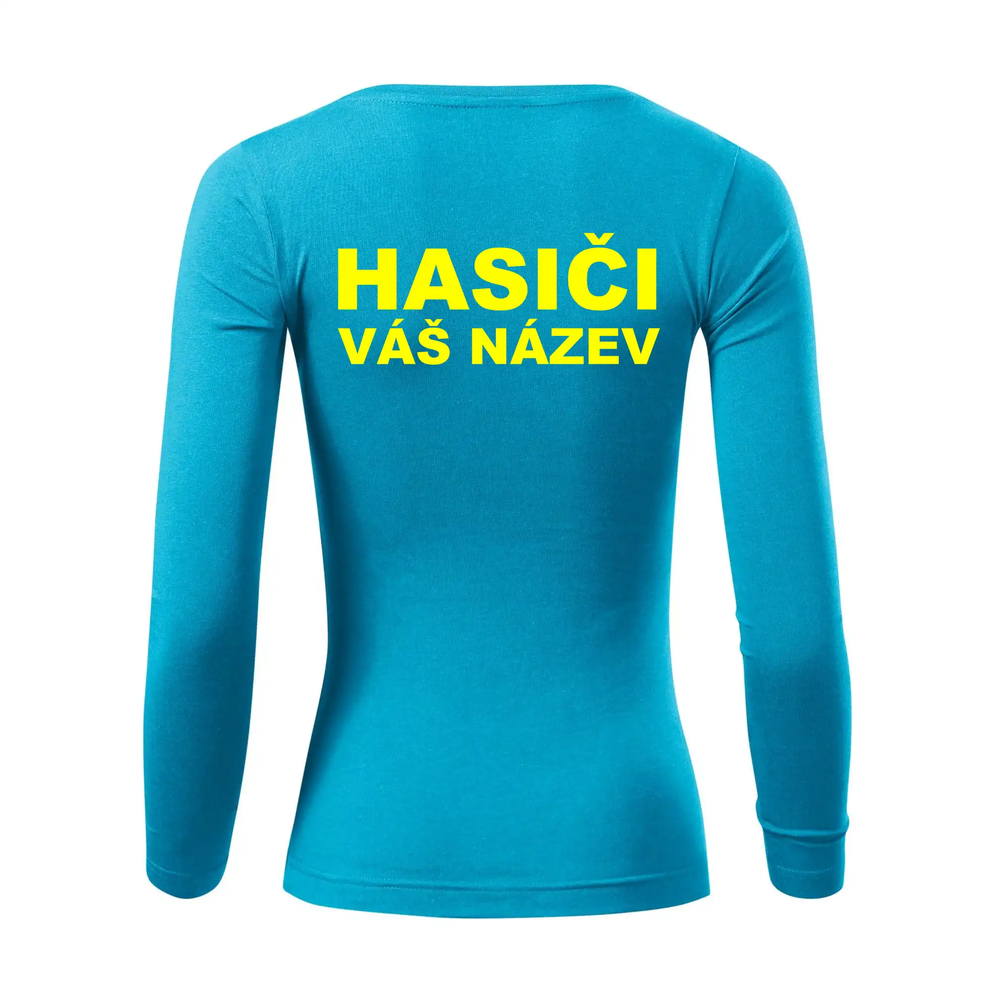 Hasiči - žlutý nápis - váš název sboru