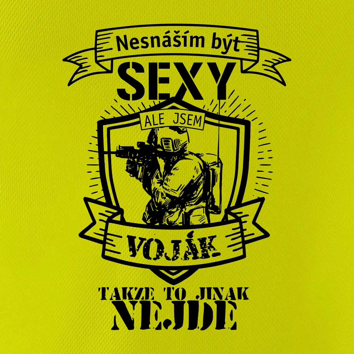 Nesnáším být sexy voják - erb