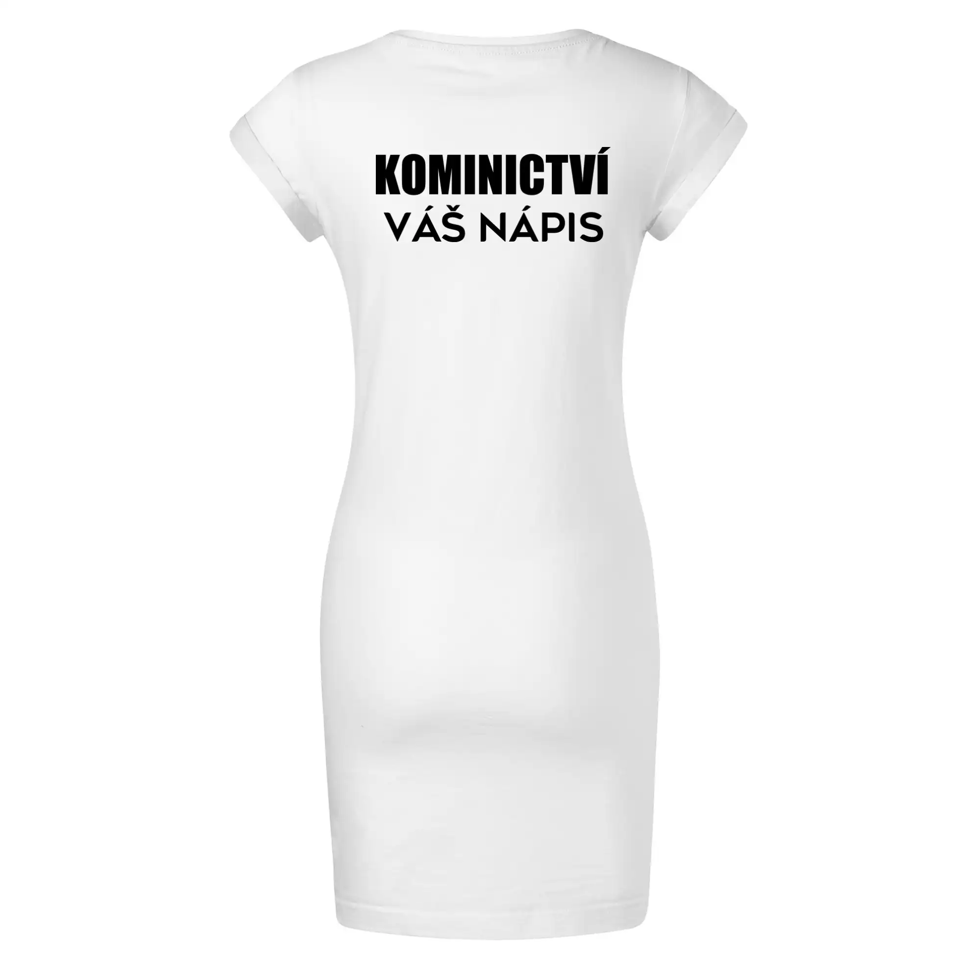Kominík logo + nápis na zádech