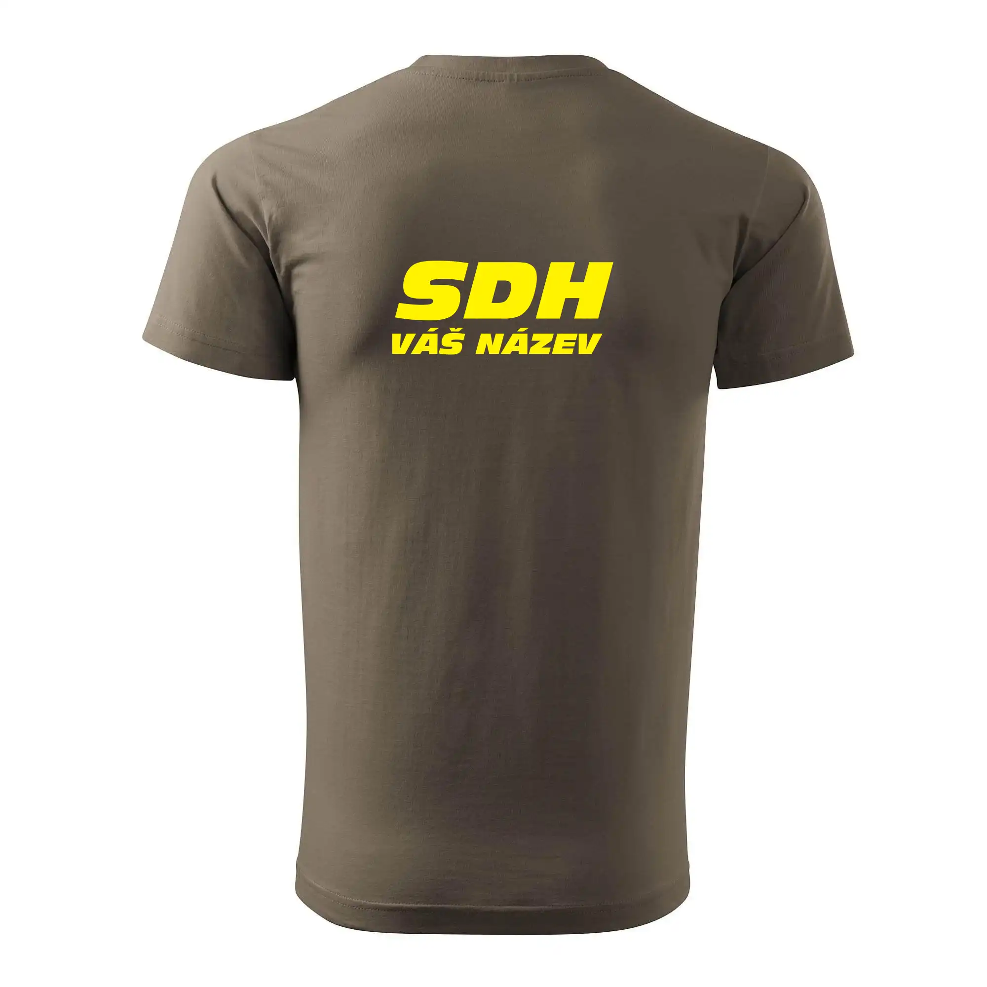 Hasičský sport SDH + váš název ŽLUTÁ