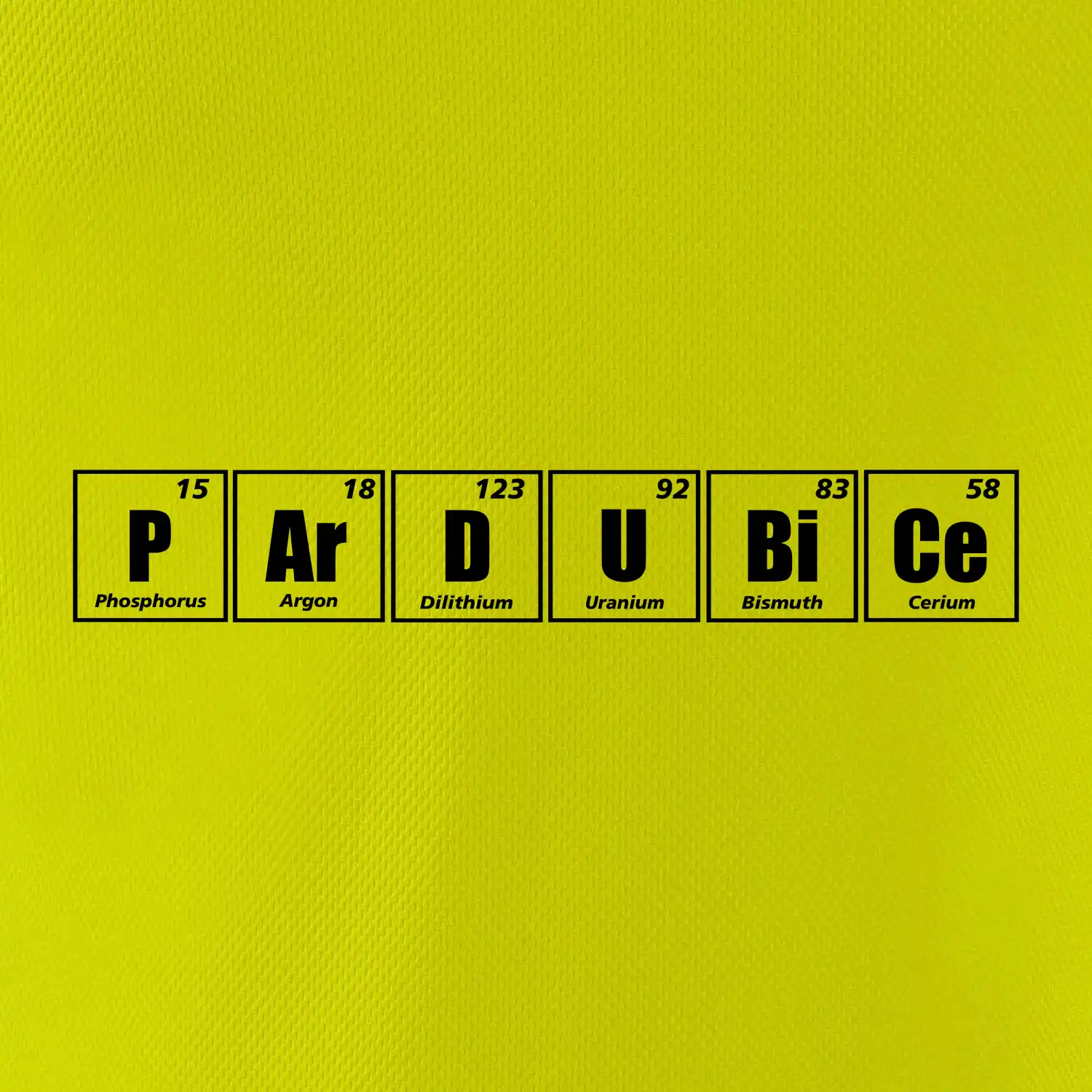Periodická tabulka Pardubice