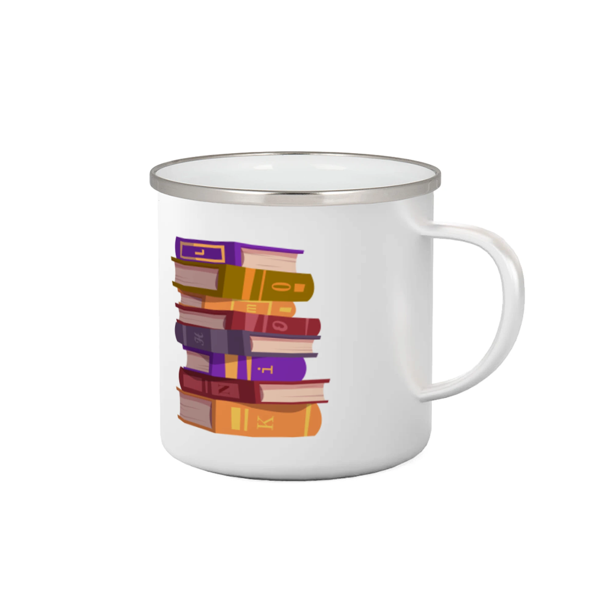 Knihomol stojící knihy