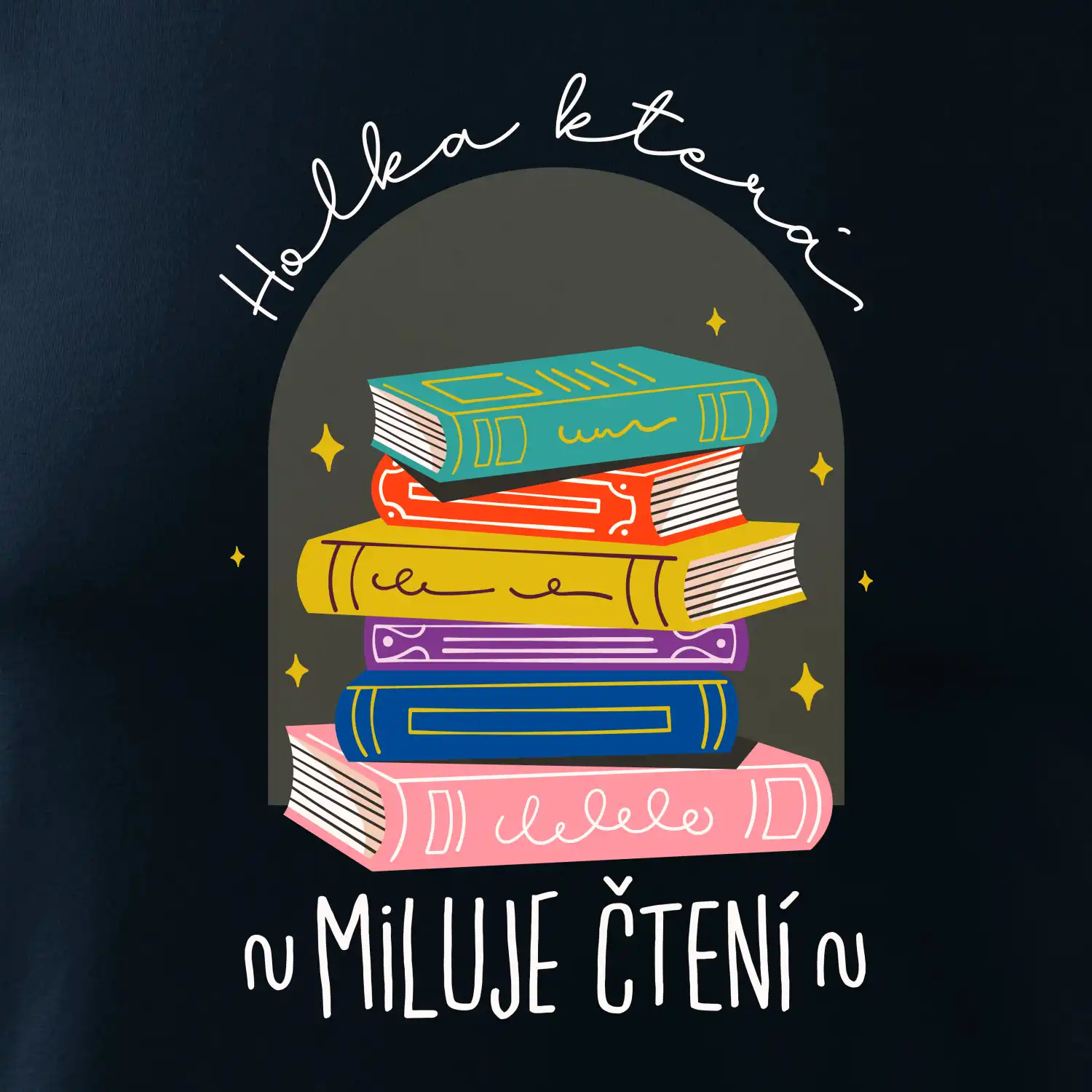 Holka, která miluje čtení