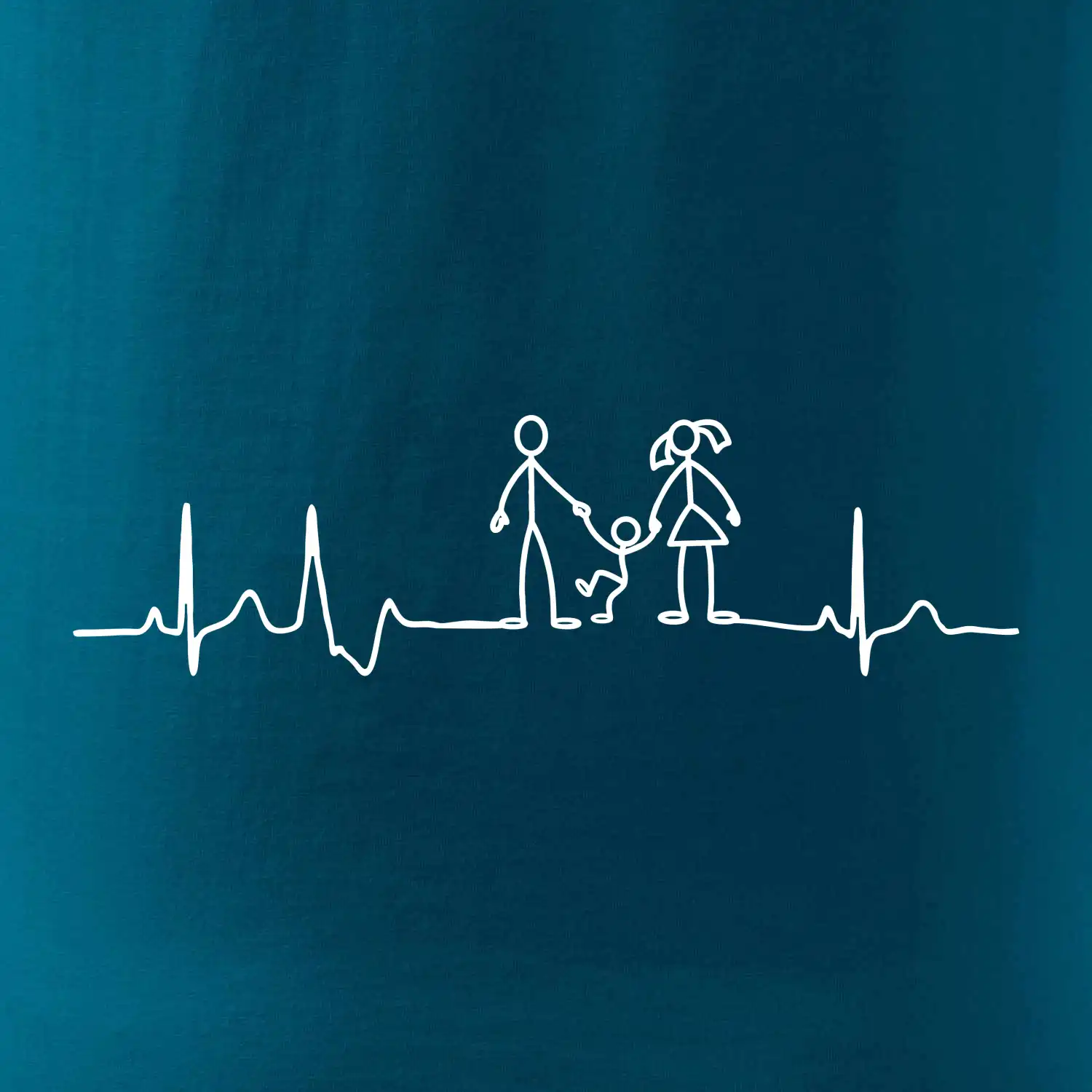 EKG rodina a jedno dítě