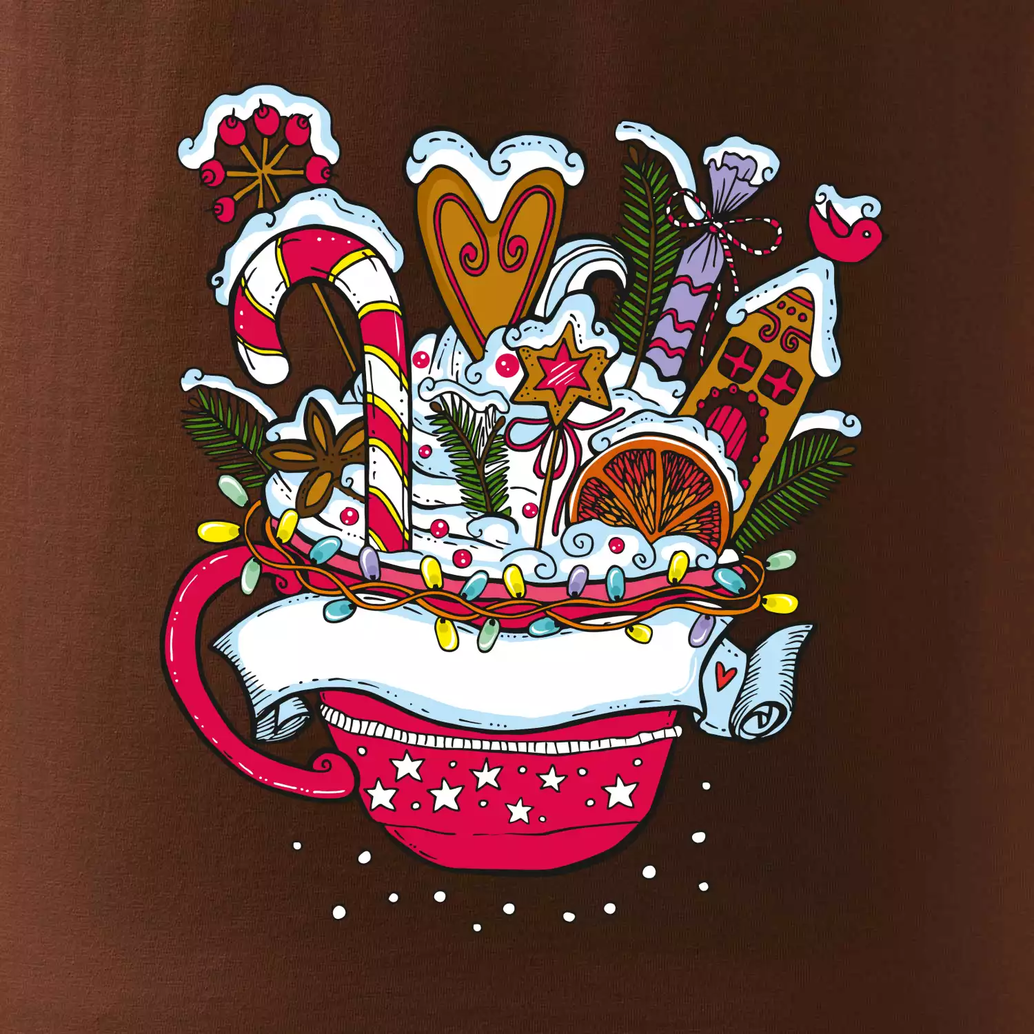 Vánoční Punč - hrneček (Pecka design)