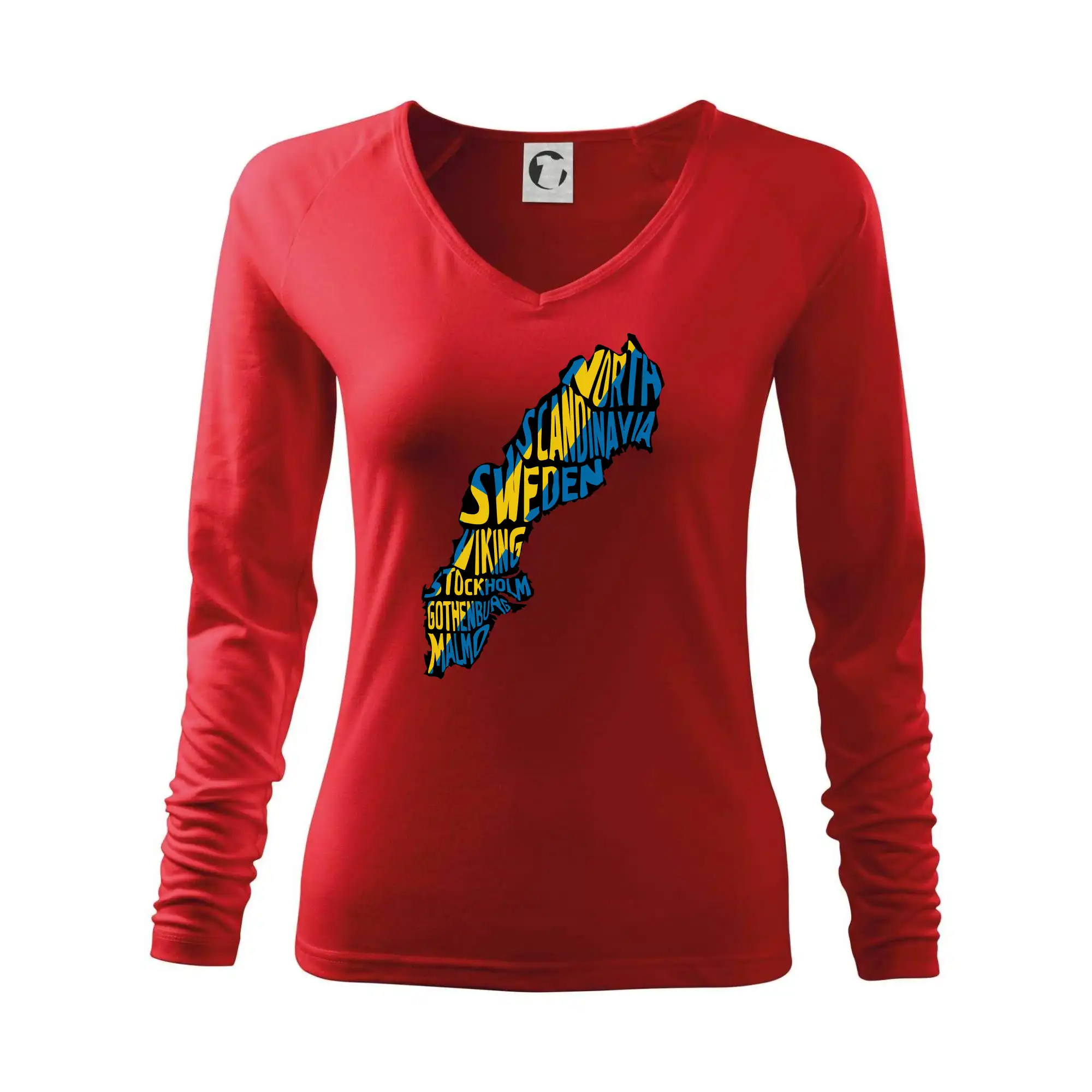 Mapy - názvy měst - Švédsko