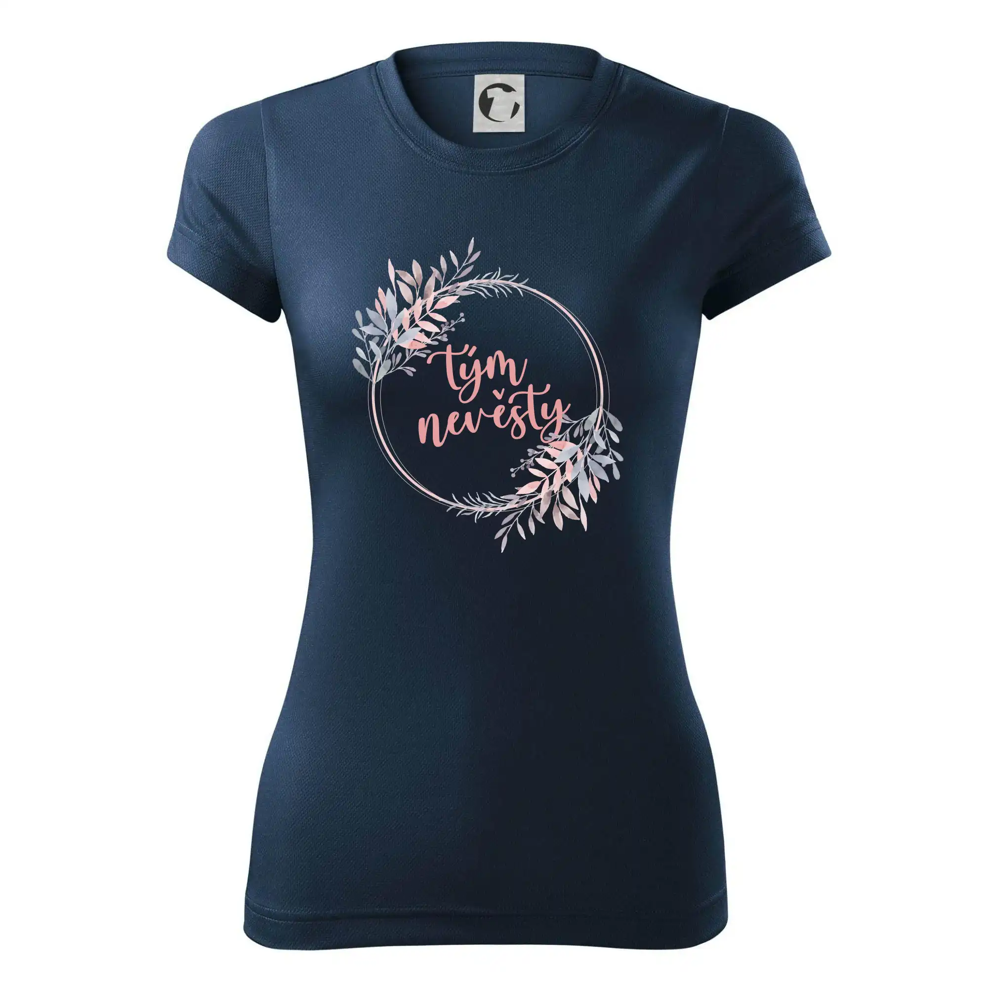 Tým nevěsty květinový kruh růžový