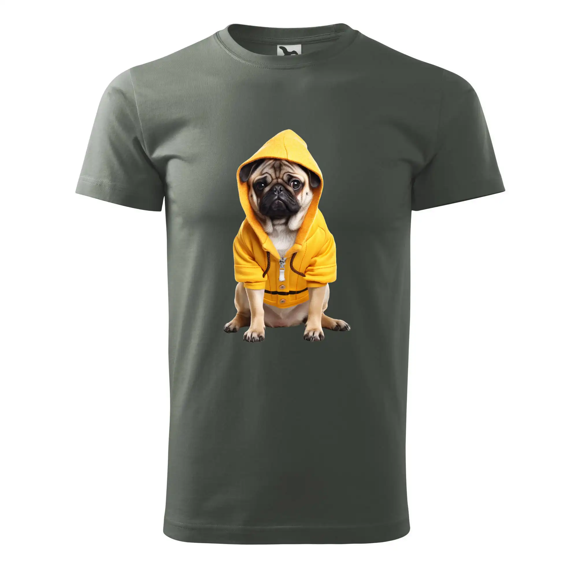 Mops v mikině