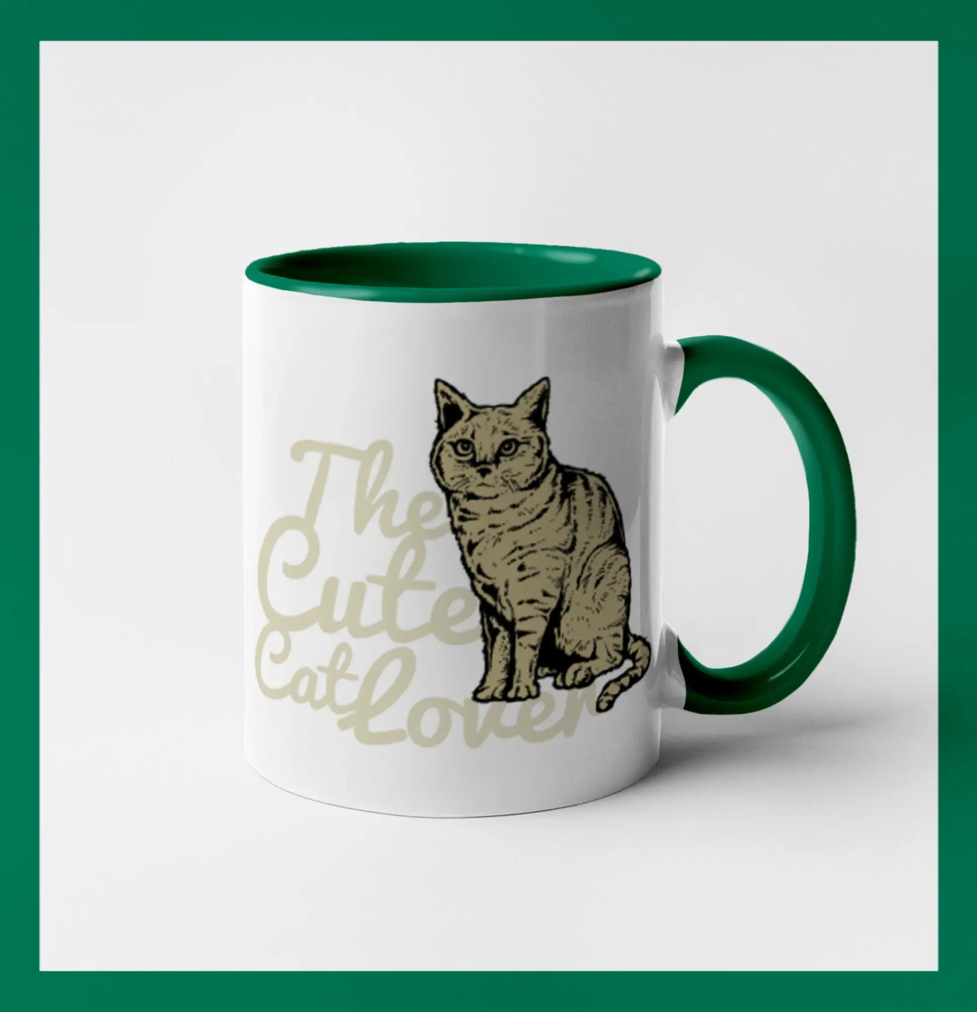 The cute cat lover