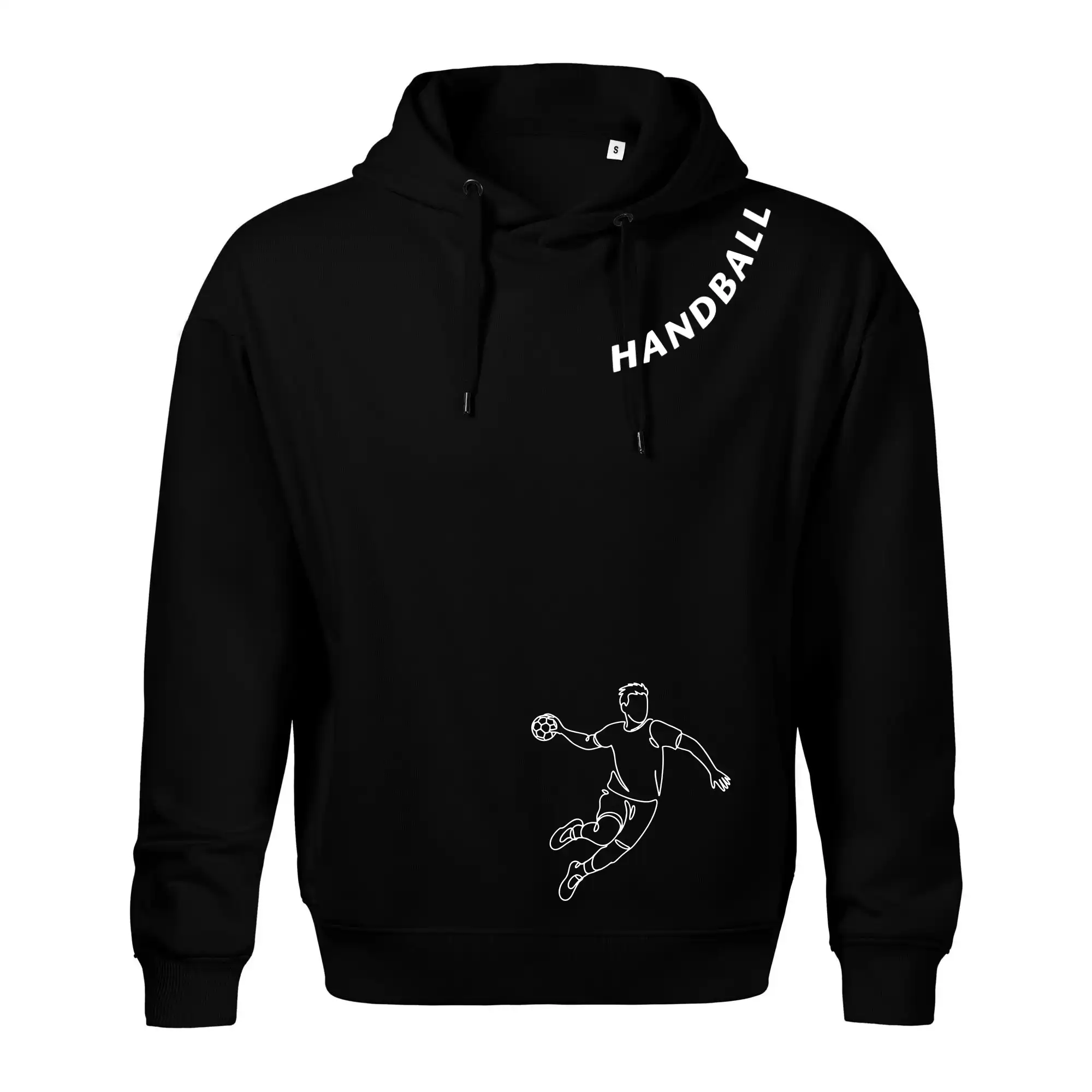 Handball nápis šikmo