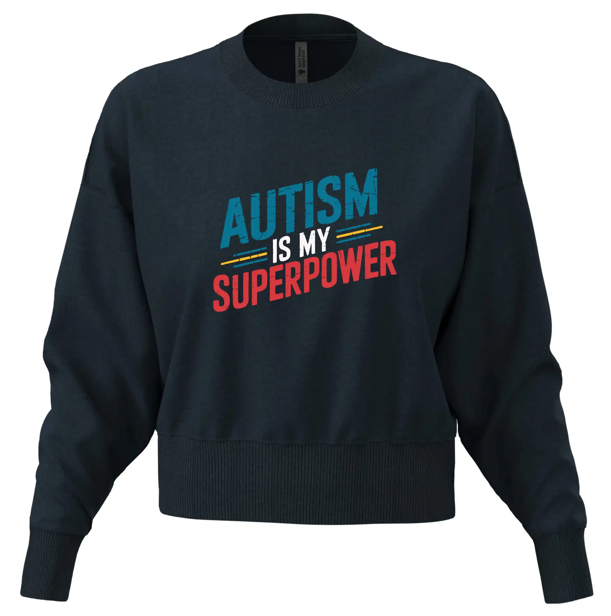 Šikmý nápis Autism is my superpower