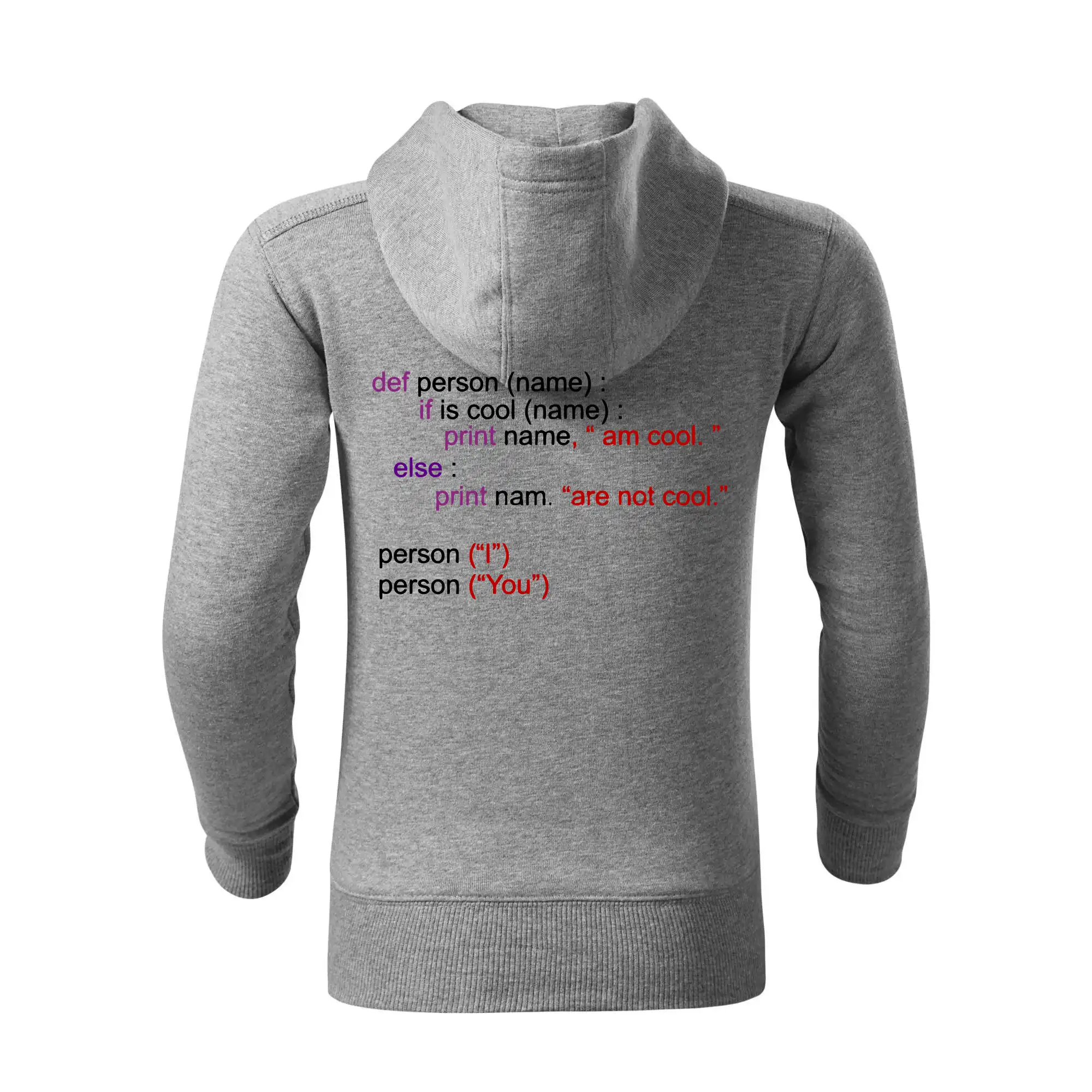 Python I am cool, You are not cool