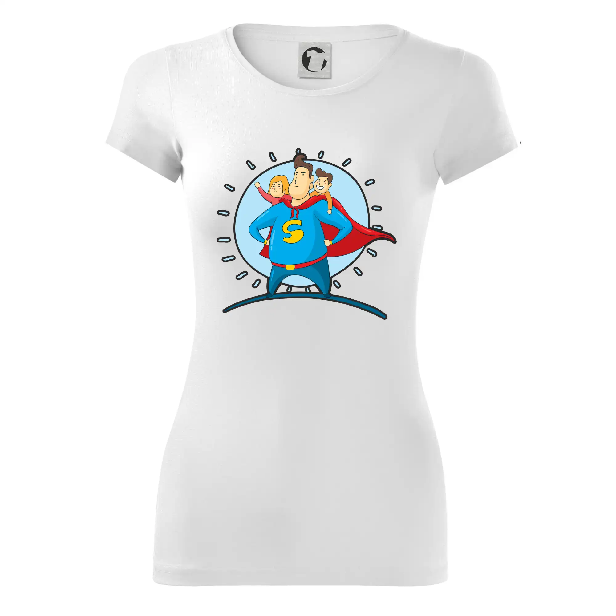Táta superman - holka a kluk
