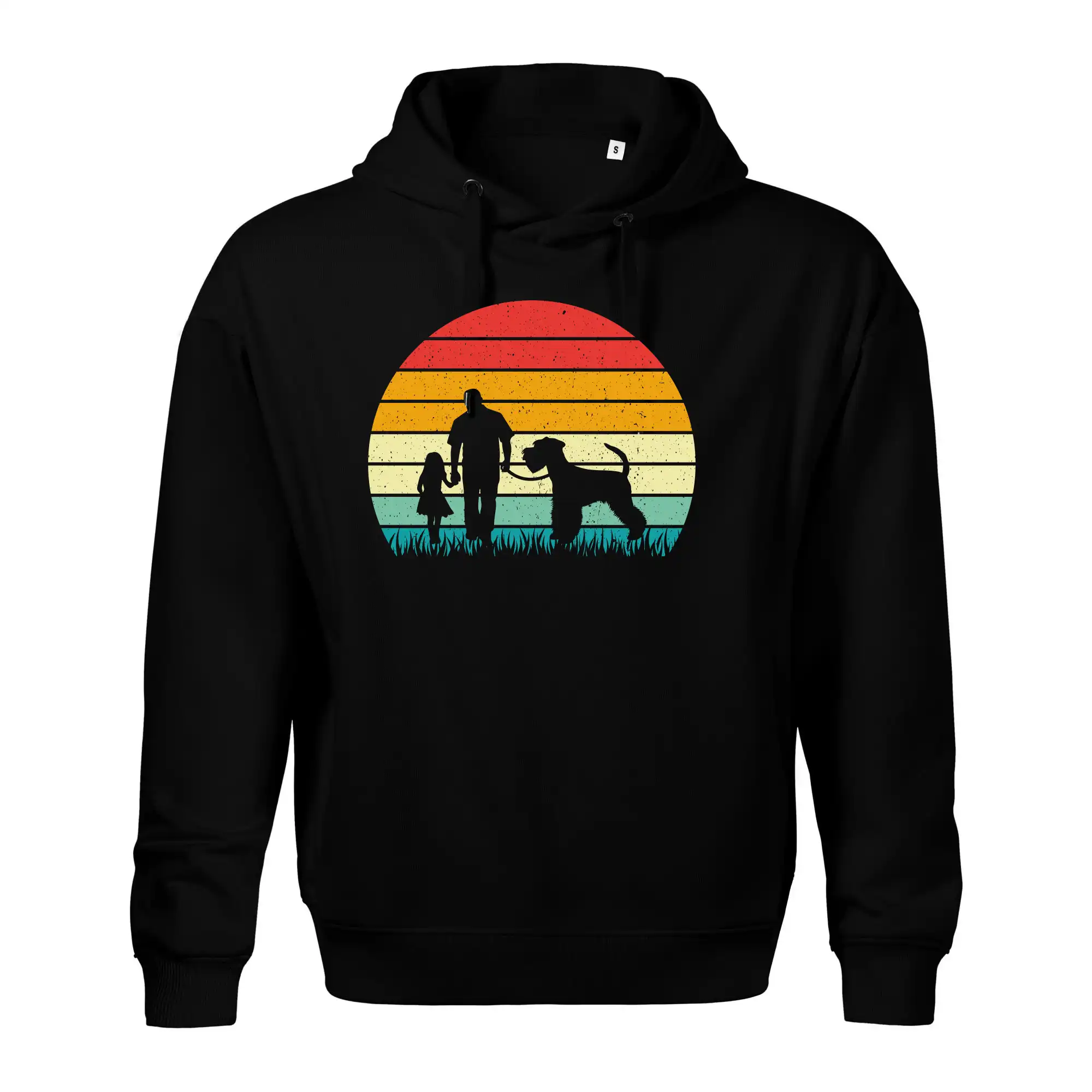 Knírač a táta s dcerou