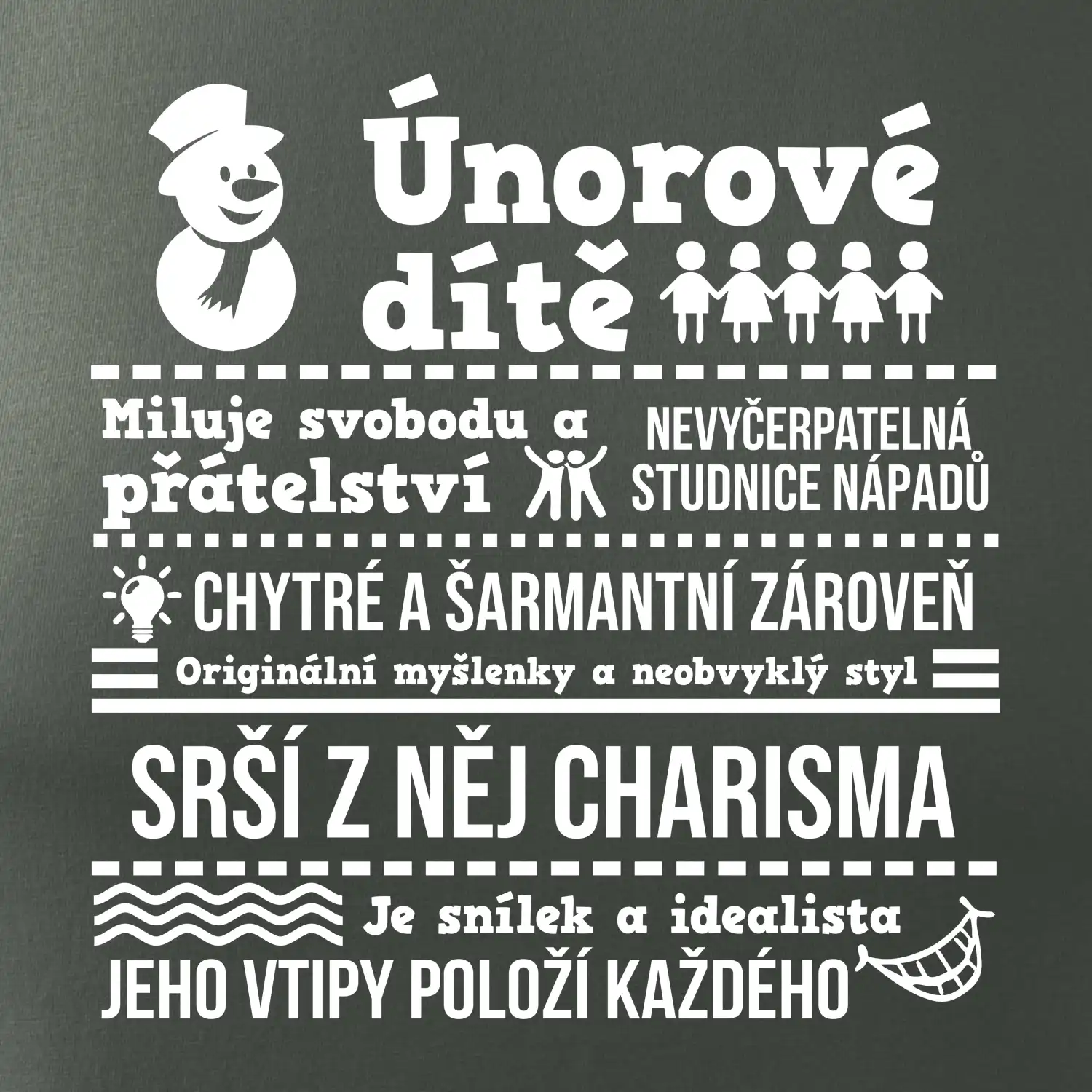 Narozeniny únor