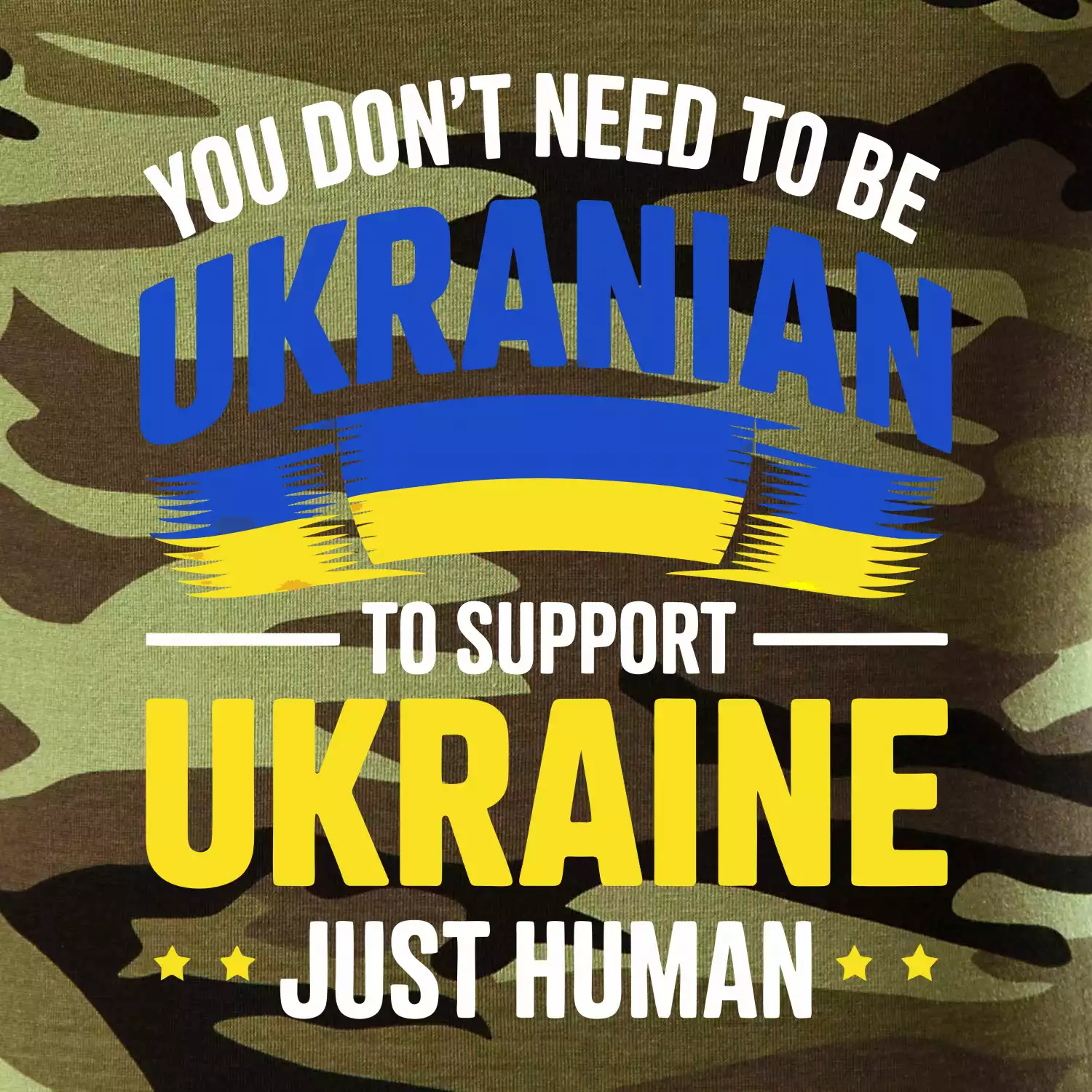 You don't need to be Ukrainian to support Ukraine just human