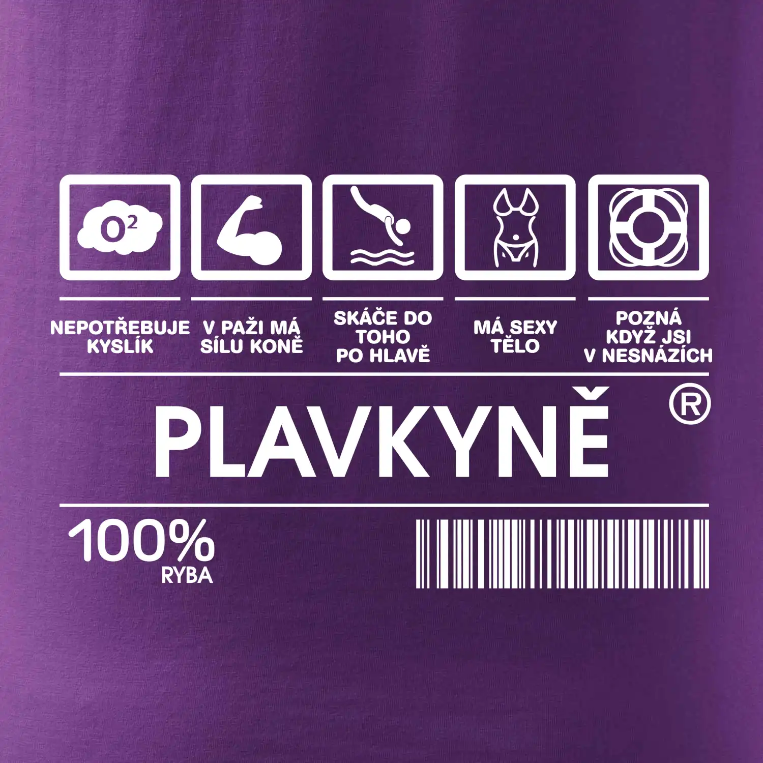 Čárový kód  - Plavkyně