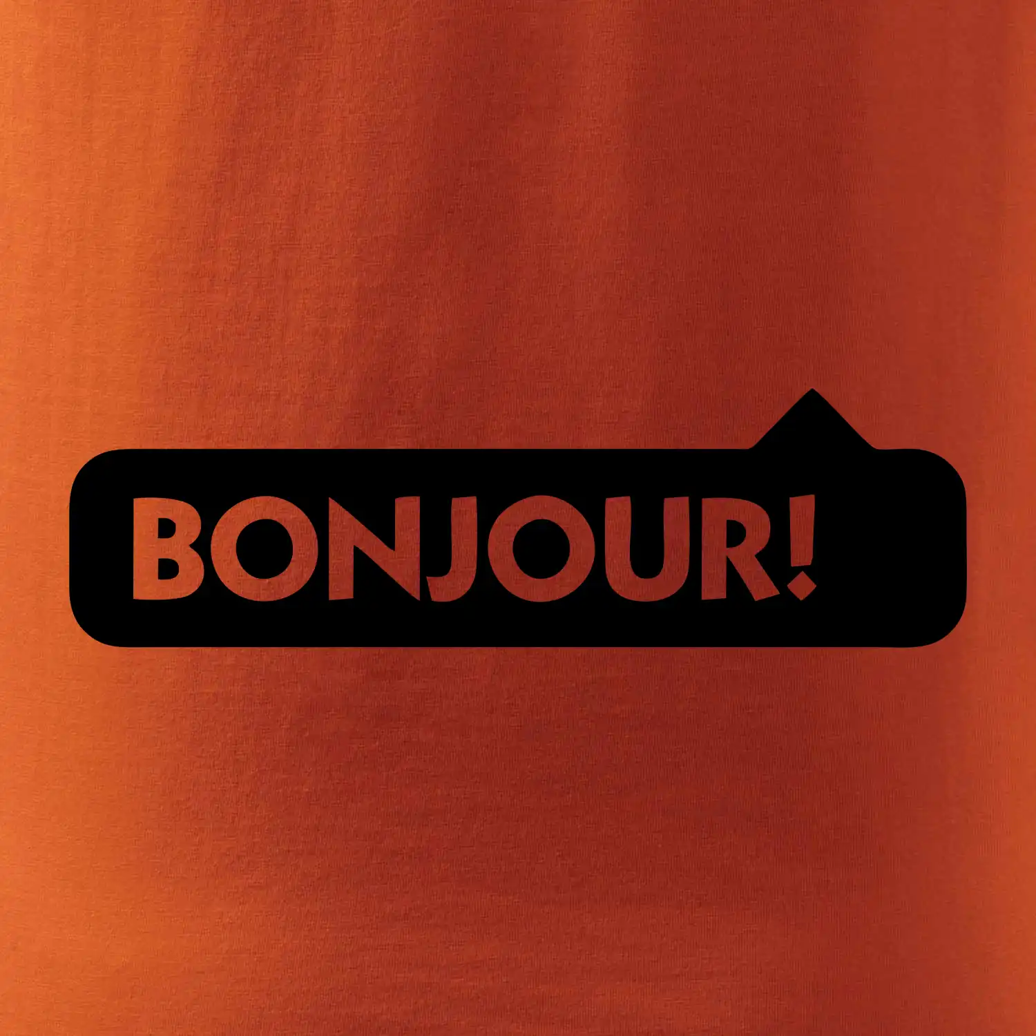 Nápis Bonjour