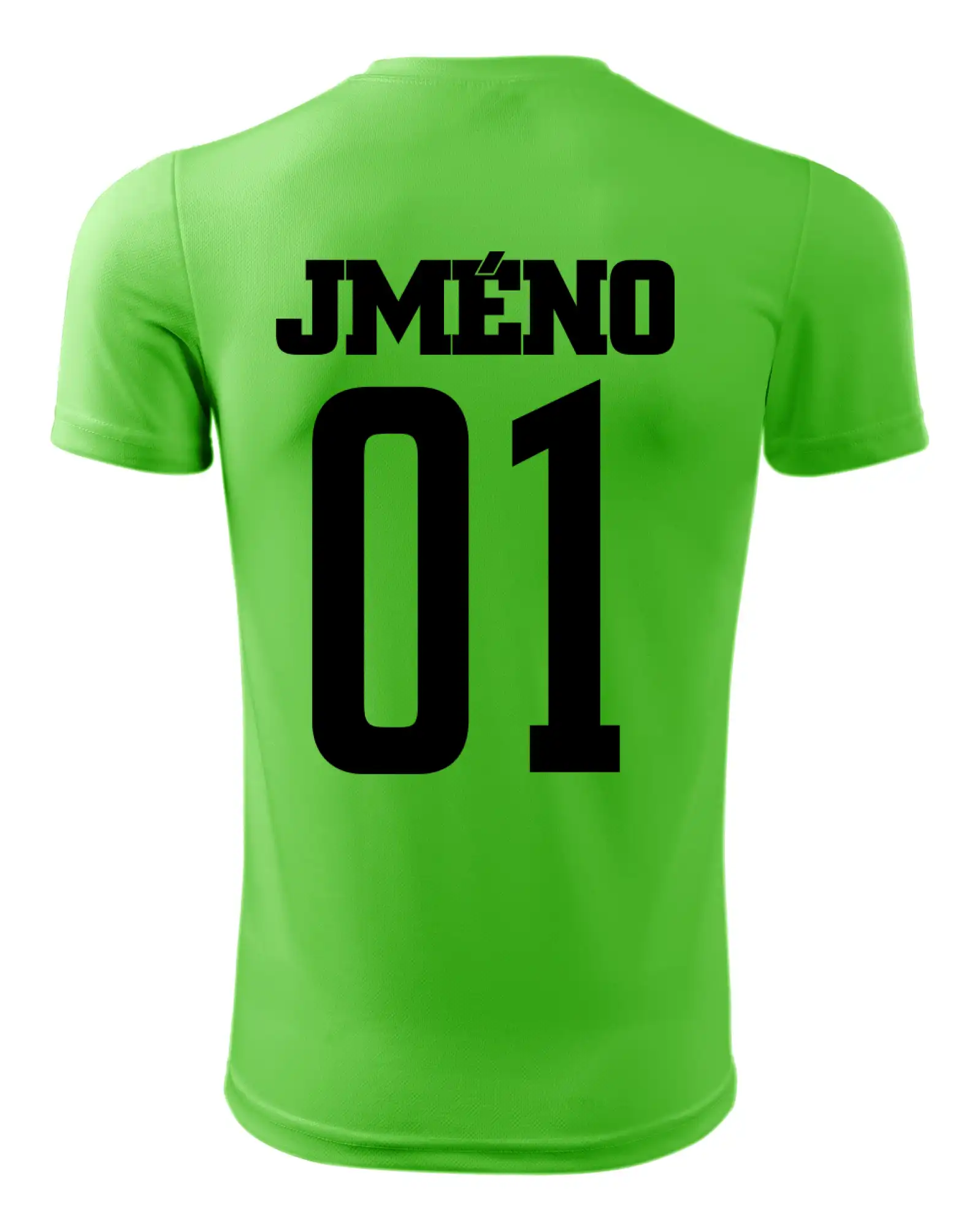 Fotbalový dres - vlastní jméno a číslo