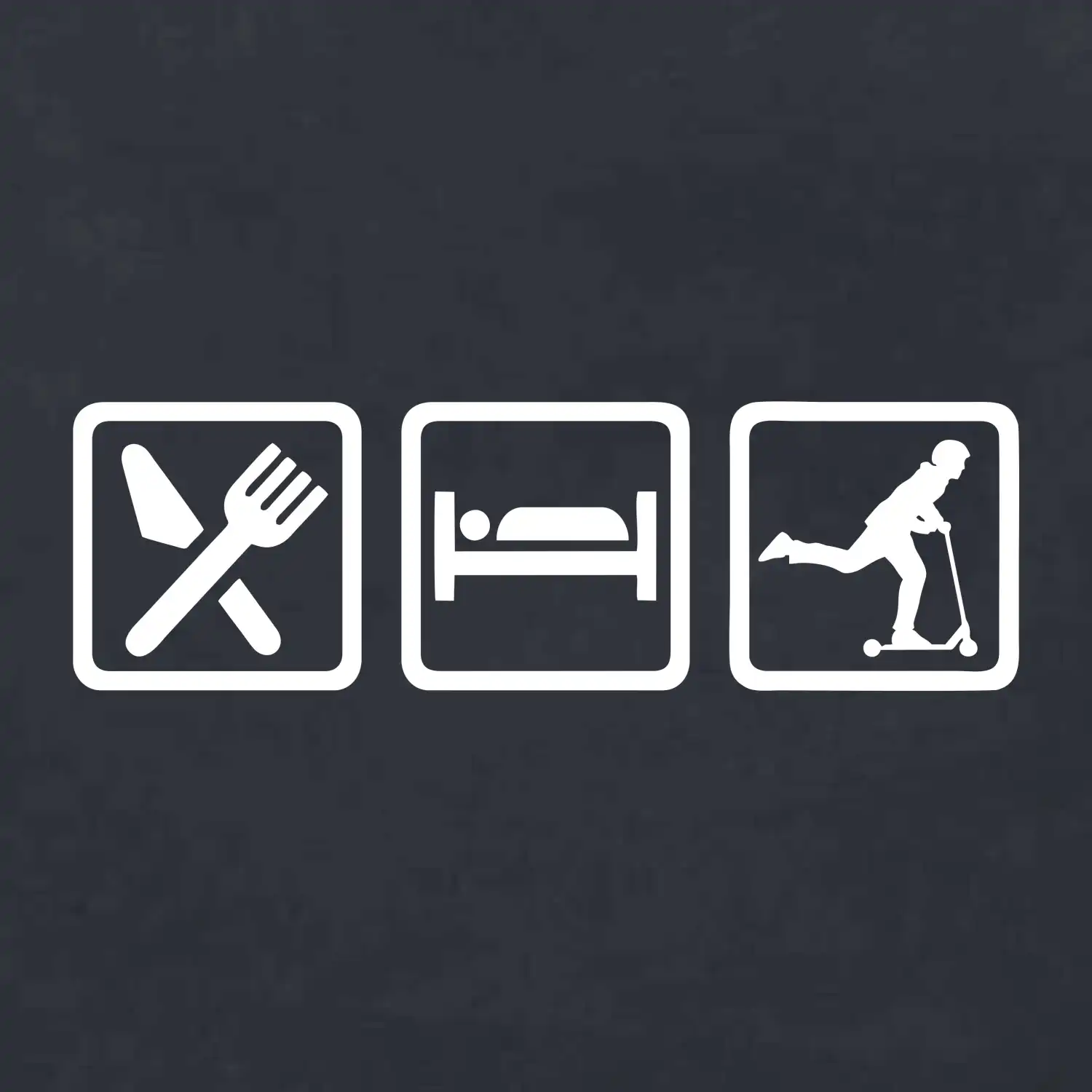 Eat sleep koloběh - koloběžka