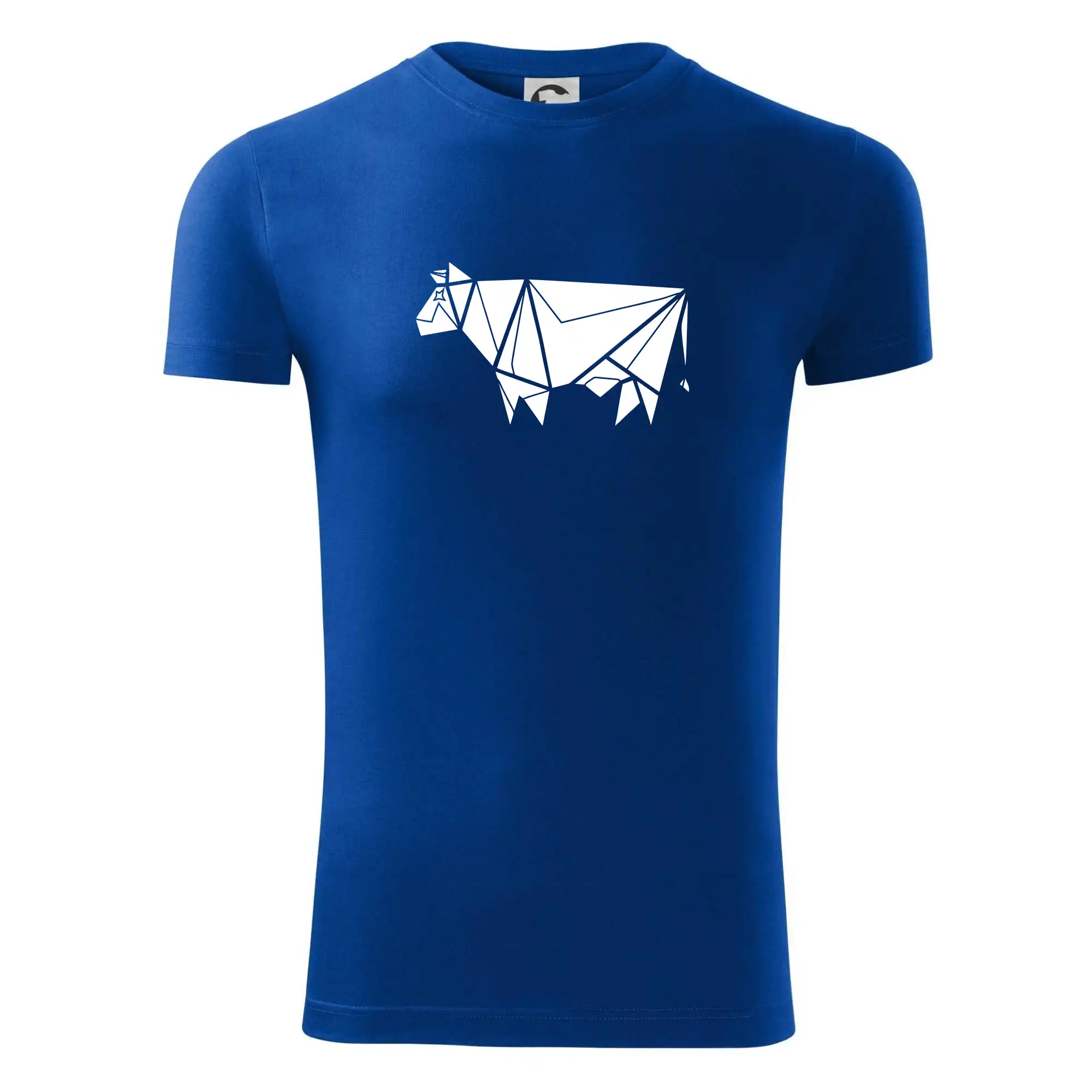 Origami kráva z boku