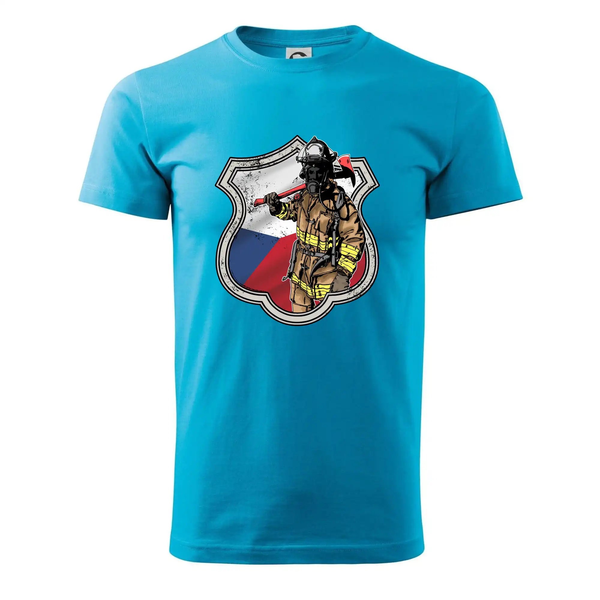 Hasič erb - Česká vlajka