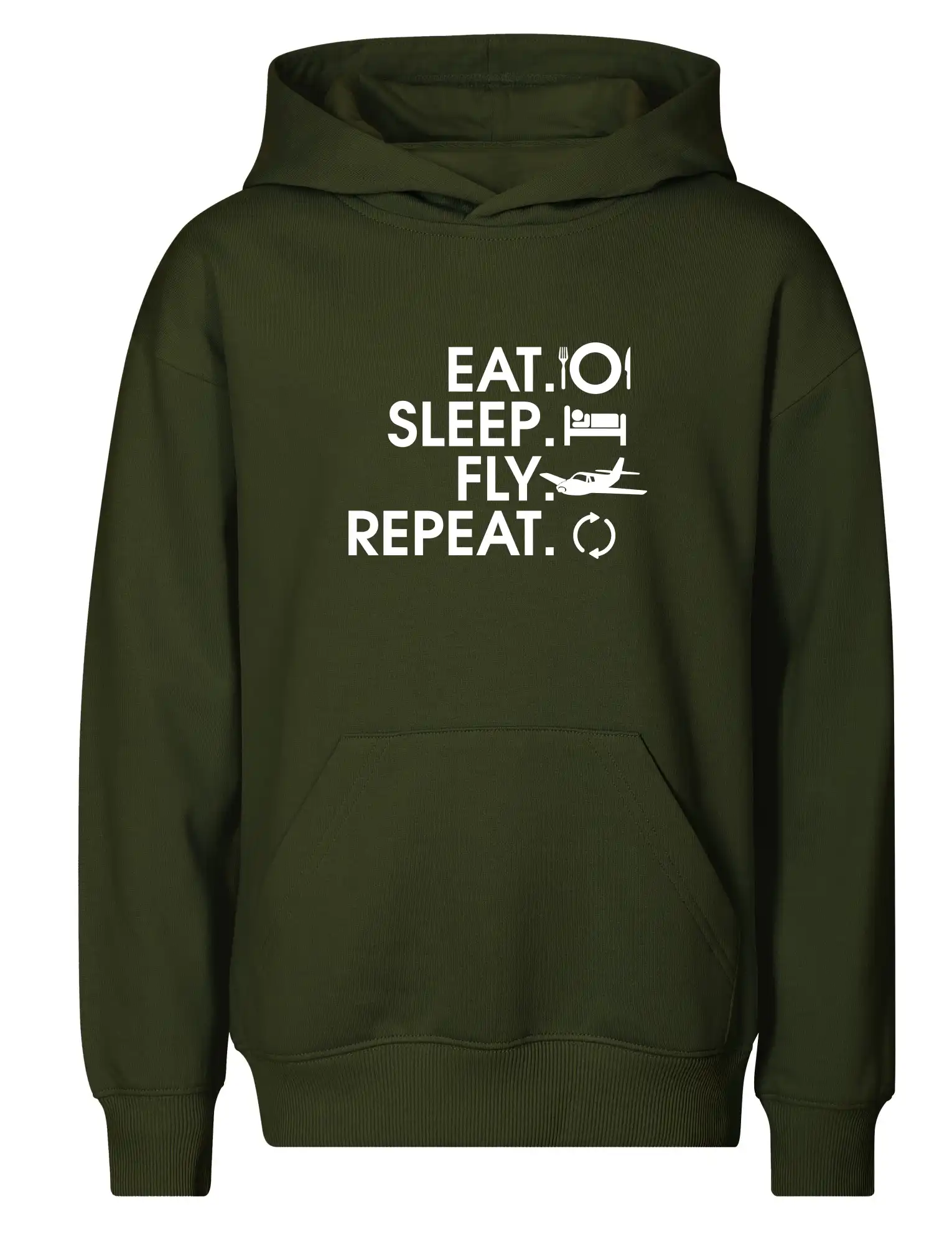 Eat sleep fly repeat