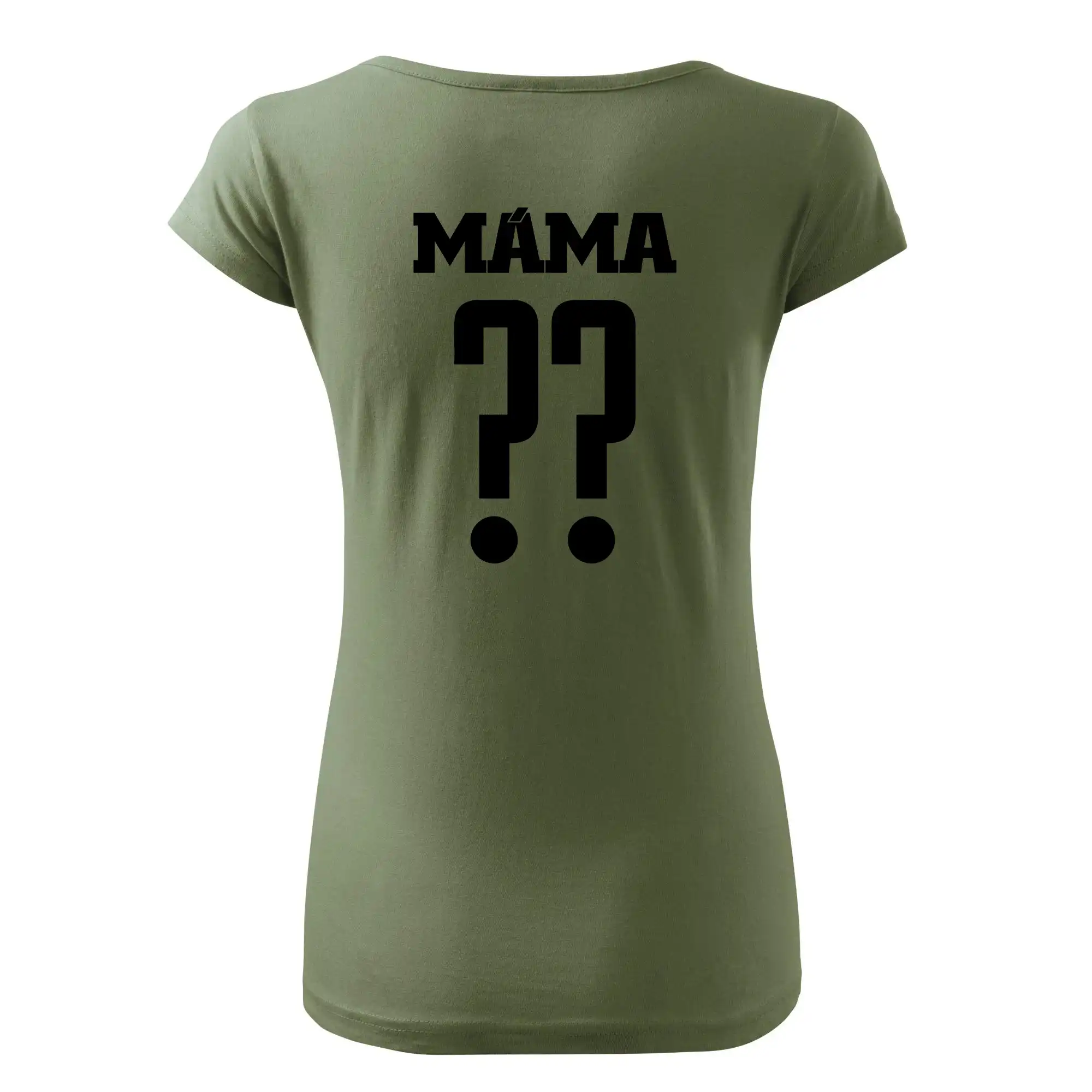 Máma - dres se jménem a číslem