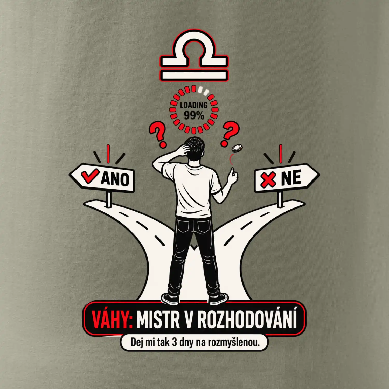 Váhy Mistr v rozhodování 50 50