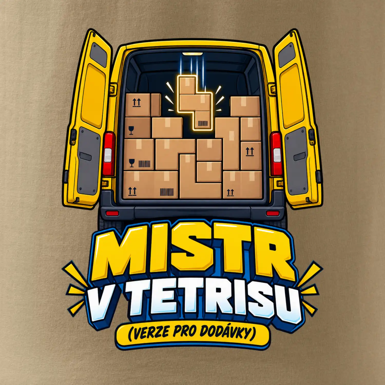 Mistr v tetrisu pro dodávky