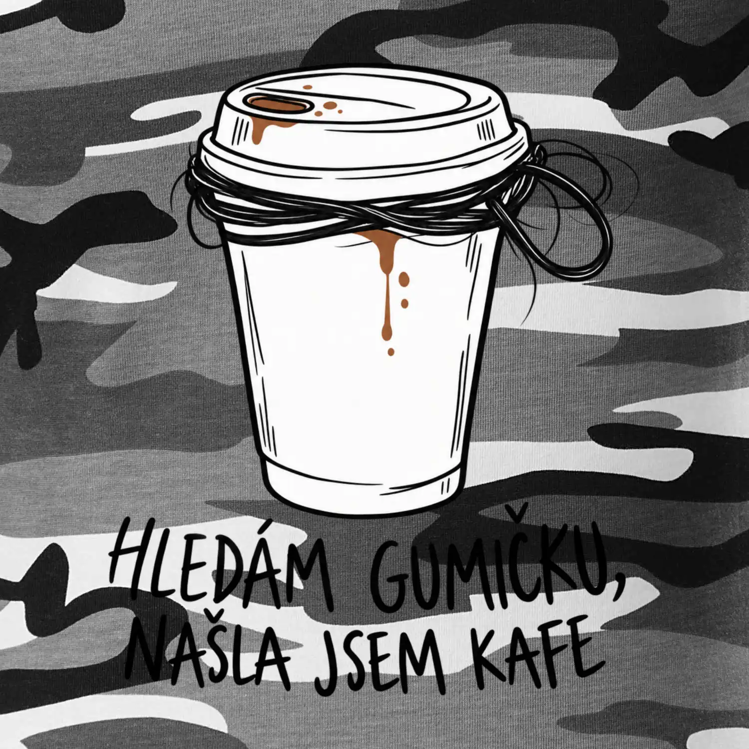 Hledám gumičku našla jsem kafe