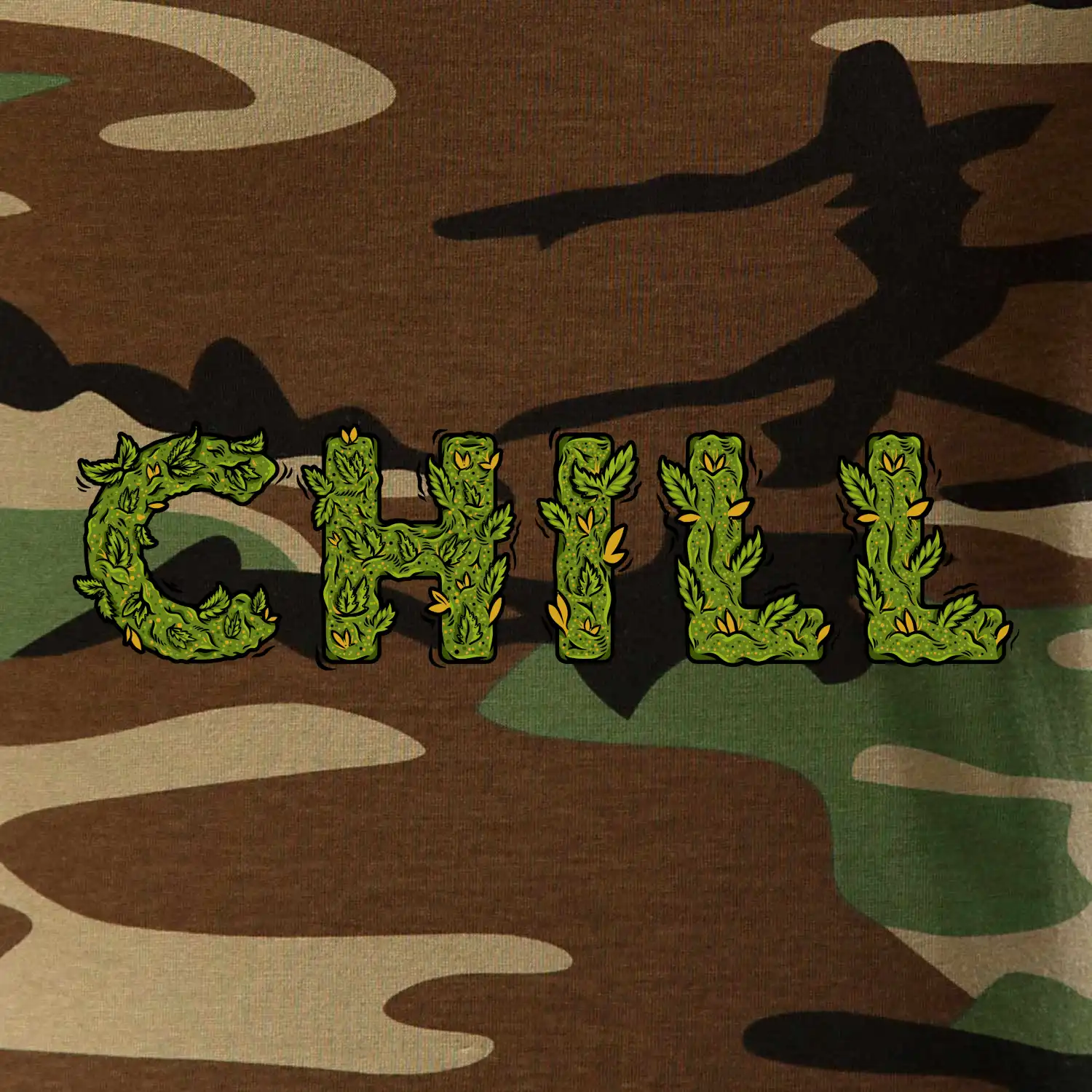 Konopí nápis chill