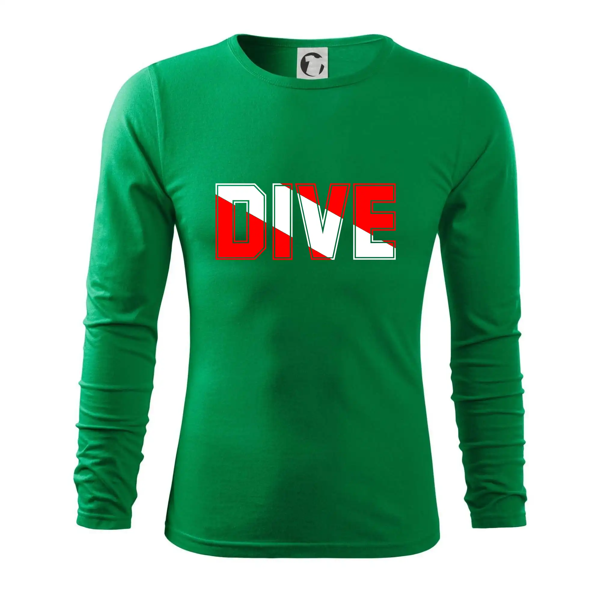 Dive nápis vlajka