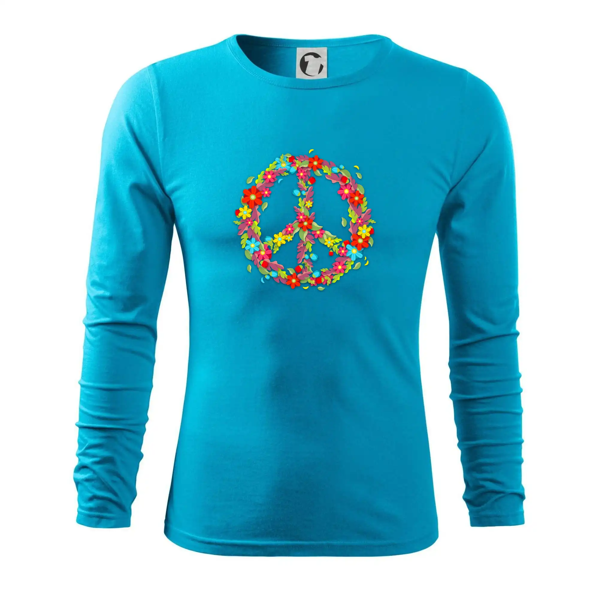 Peace symbol červené květiny