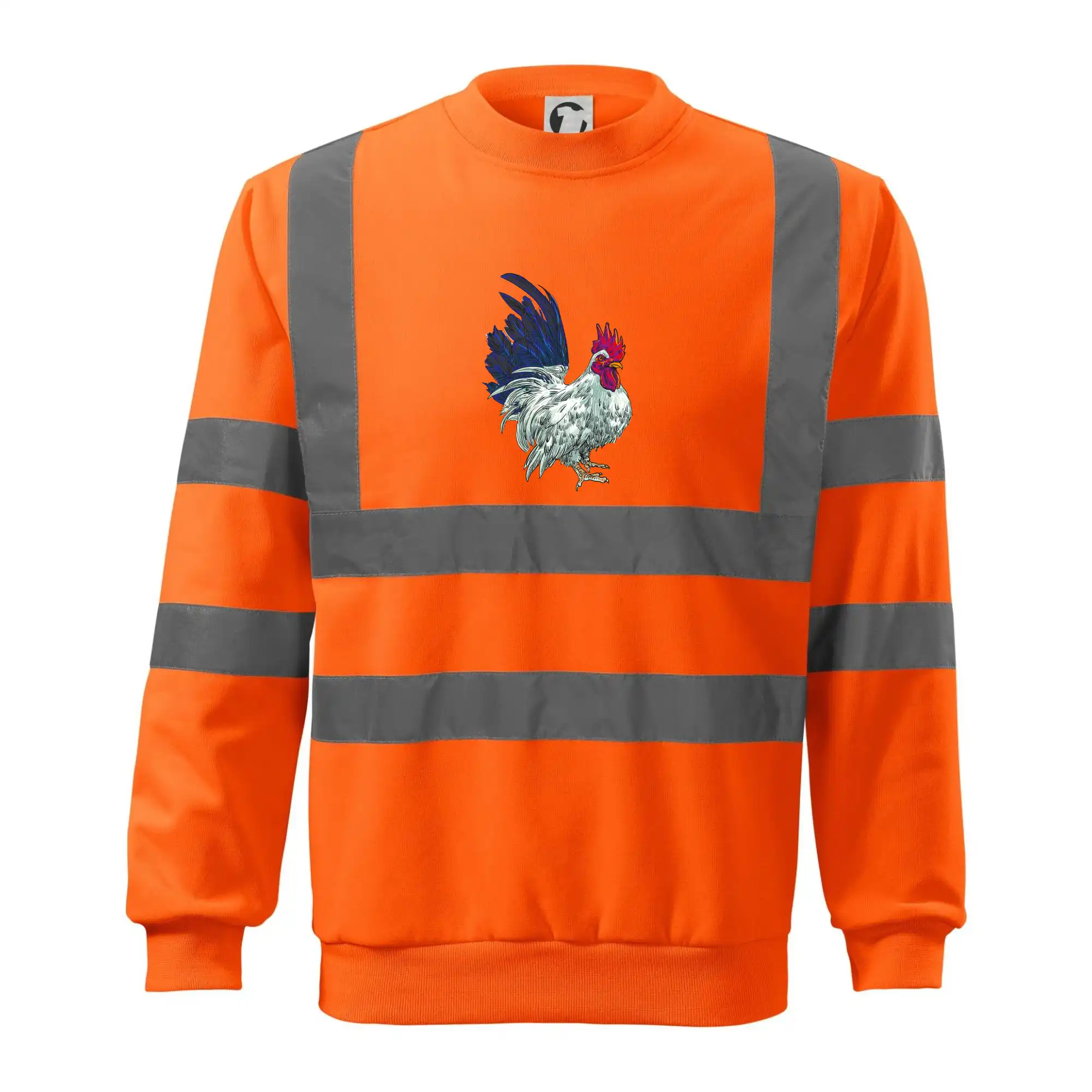 Kohout kreslený bílý