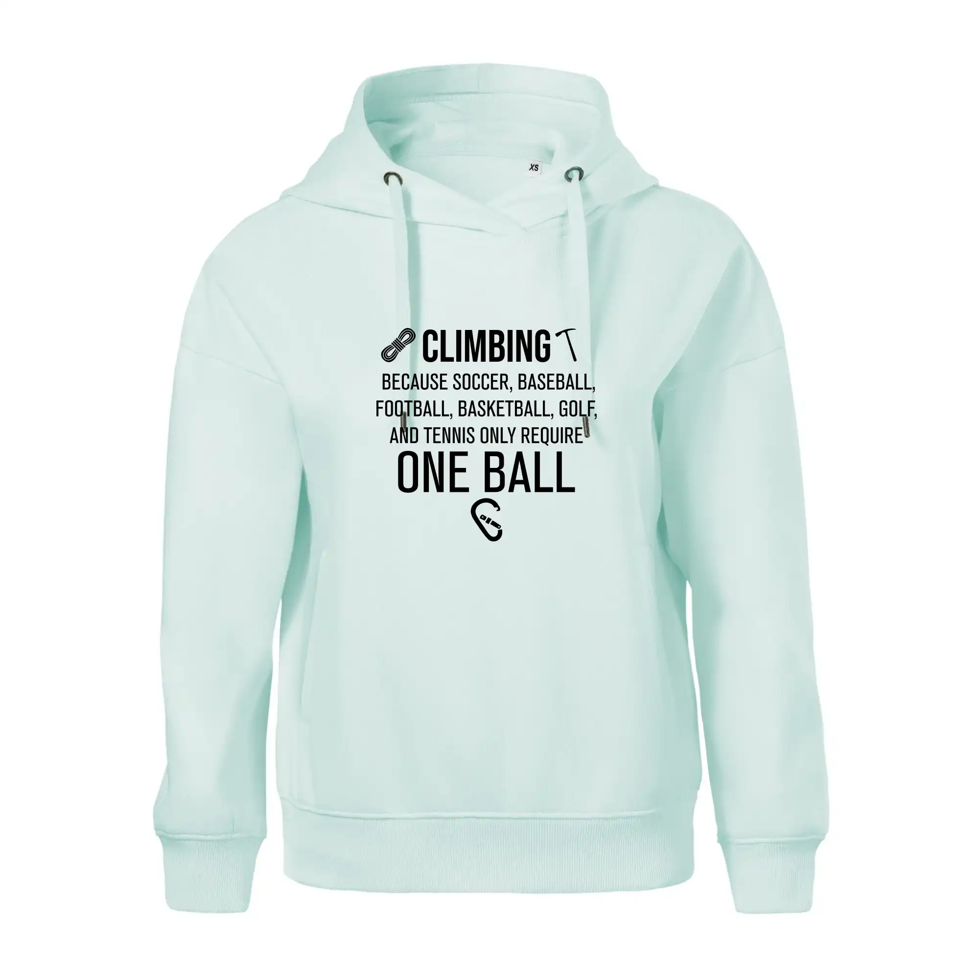 Climbing beacause one ball