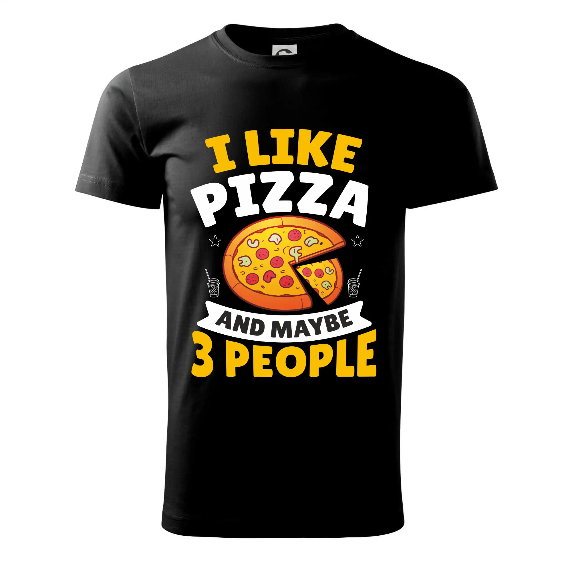 I like pizza and maybe 3 people