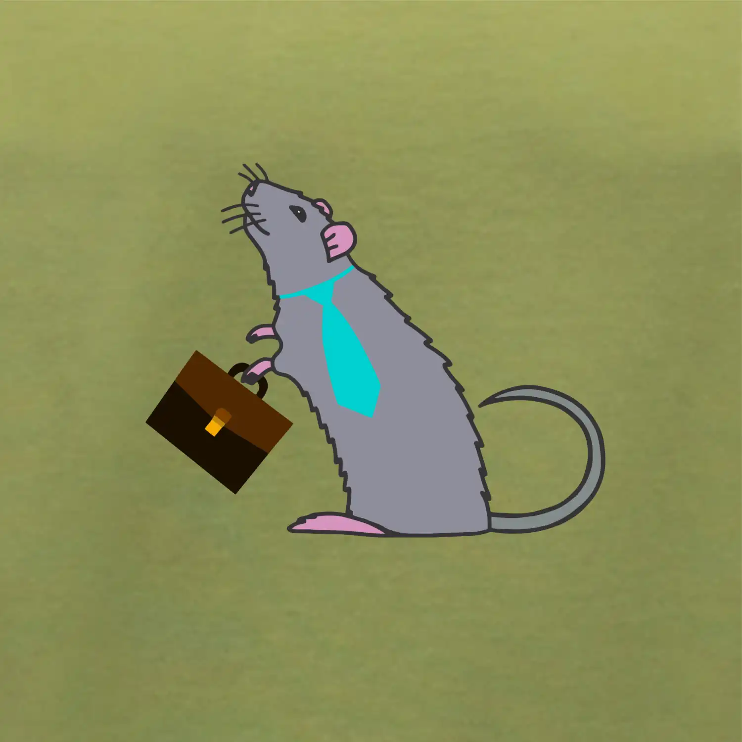 Krysa kancelářská barevná (Moňas)