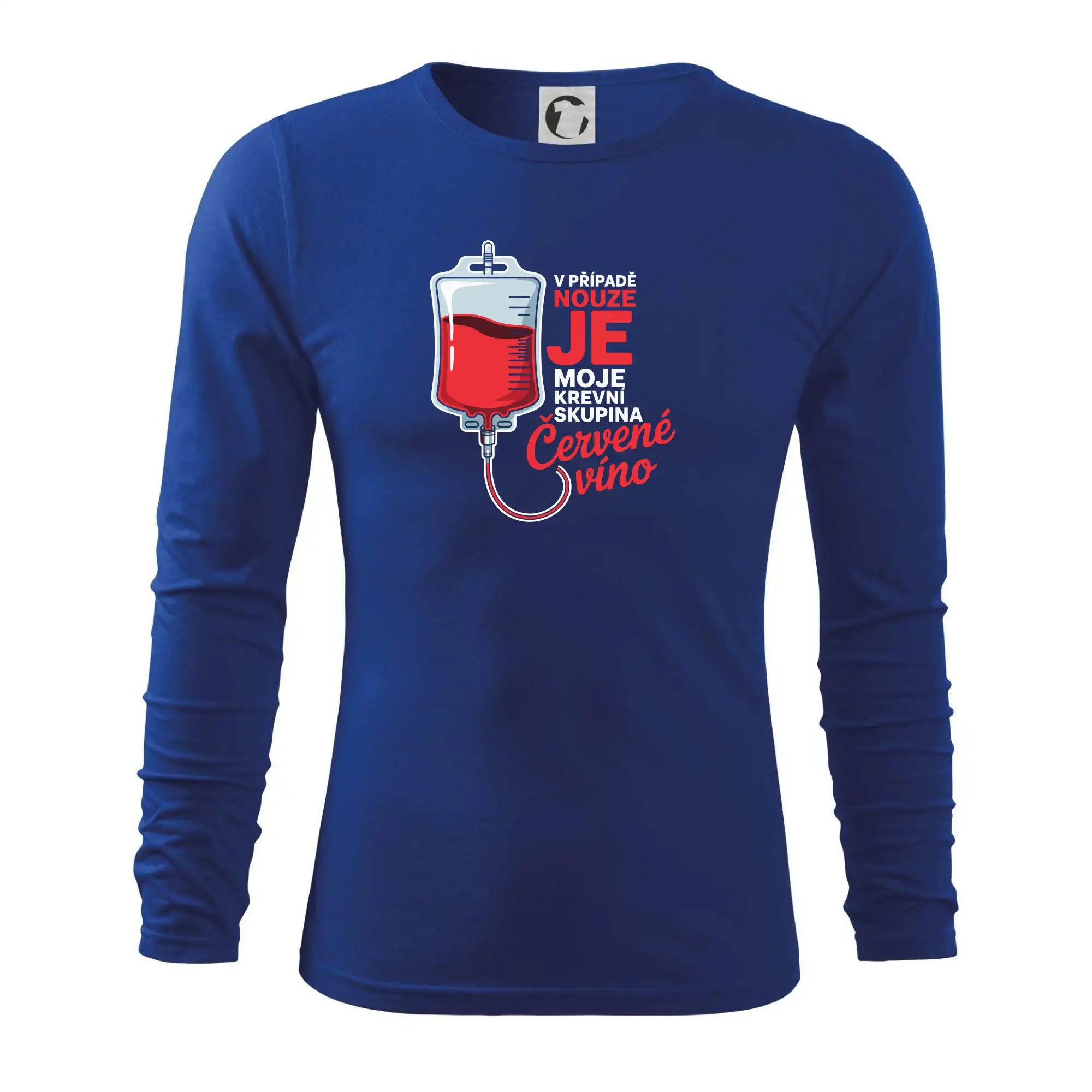 V případě nouze je moje krevní skupina červené víno