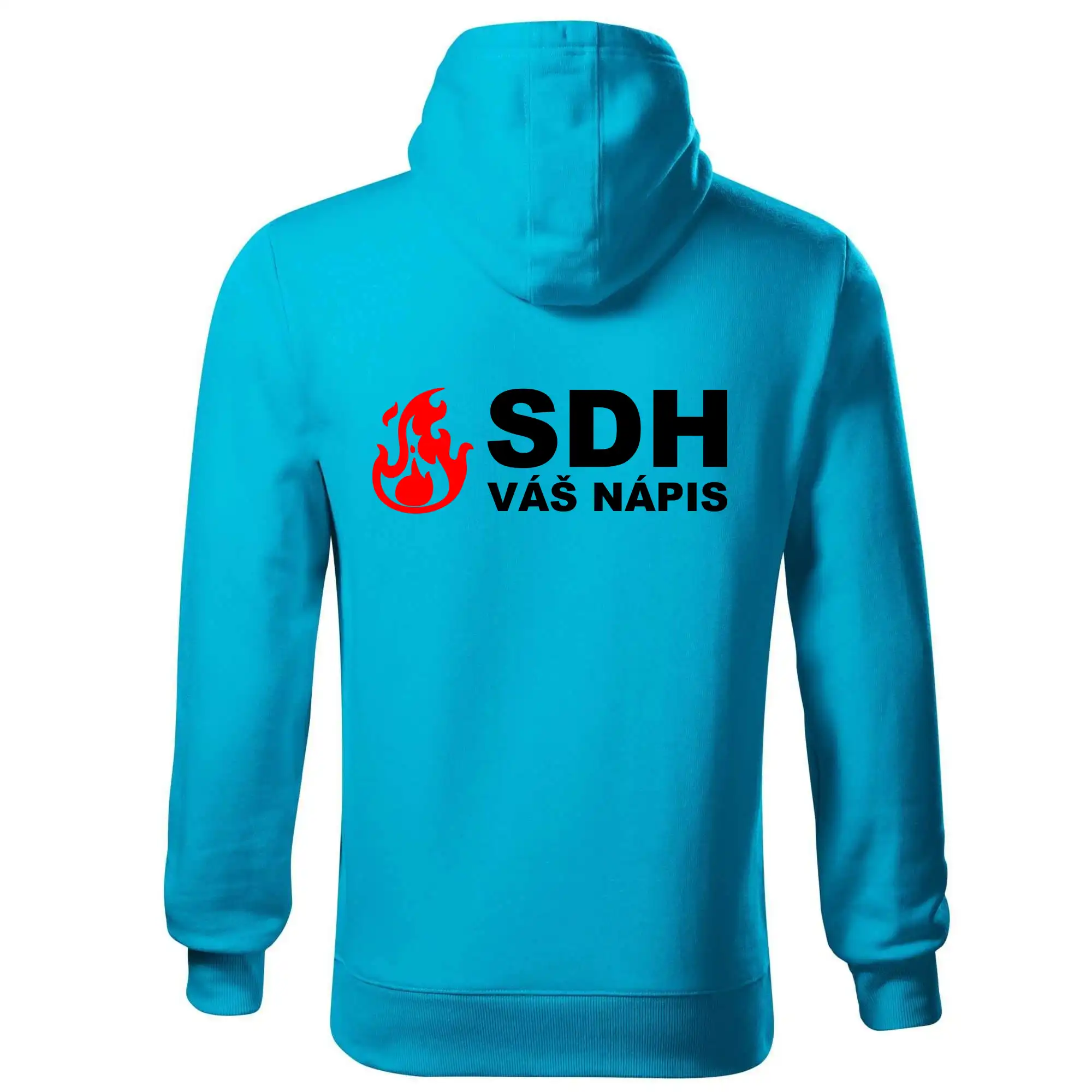 SDH nápis (oheň, firesport, název sboru - vlastní nápis)