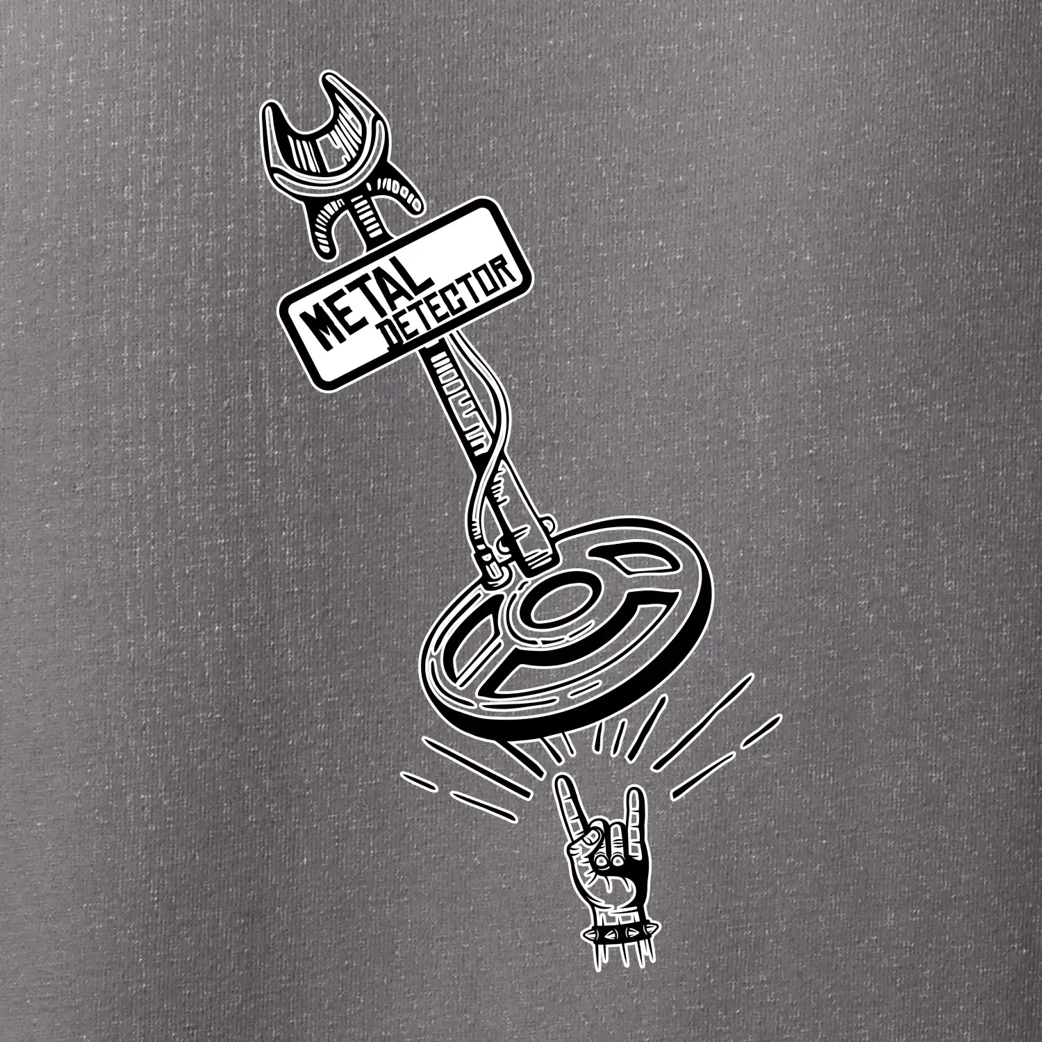 Metal detector rock