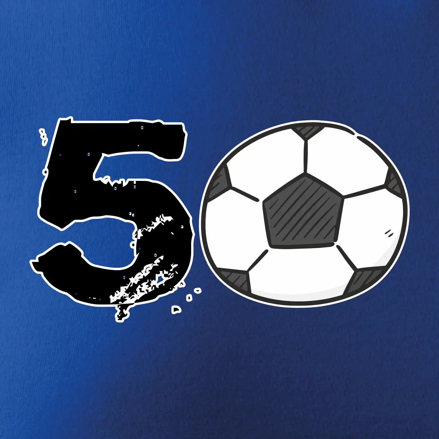 Fotbal kulaté narozeniny 50