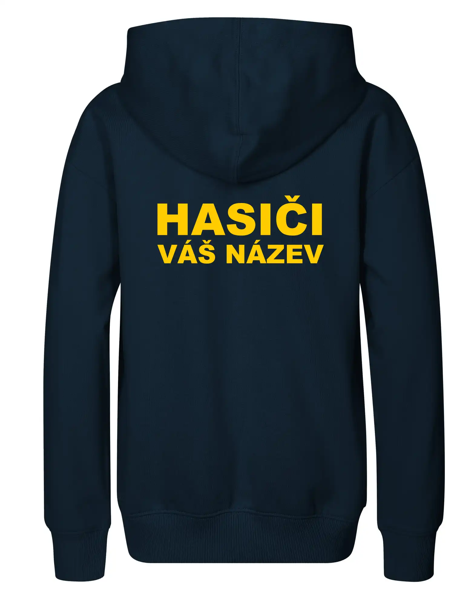 Hasiči - žlutý nápis - váš název sboru