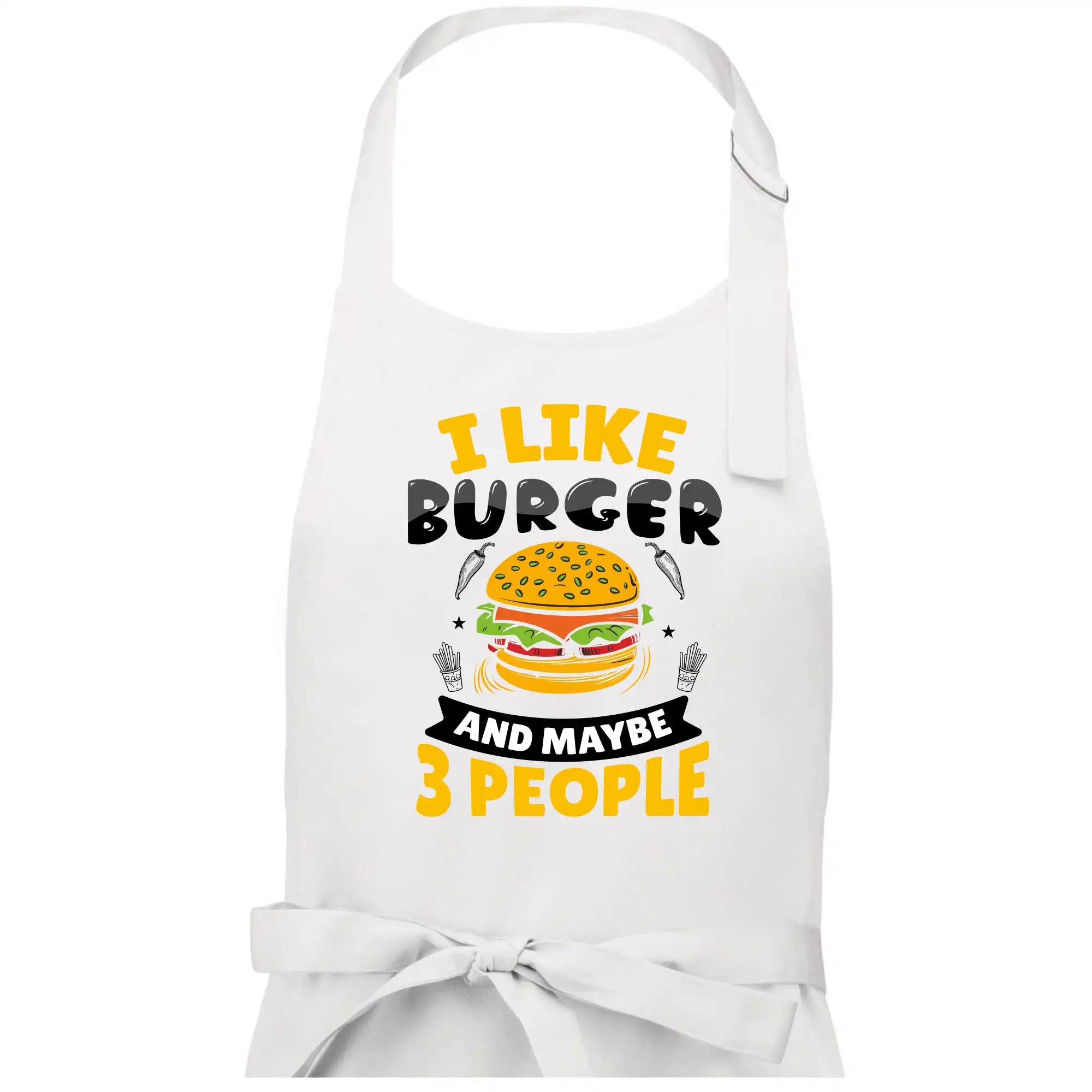 I like burger and maybe 3 people