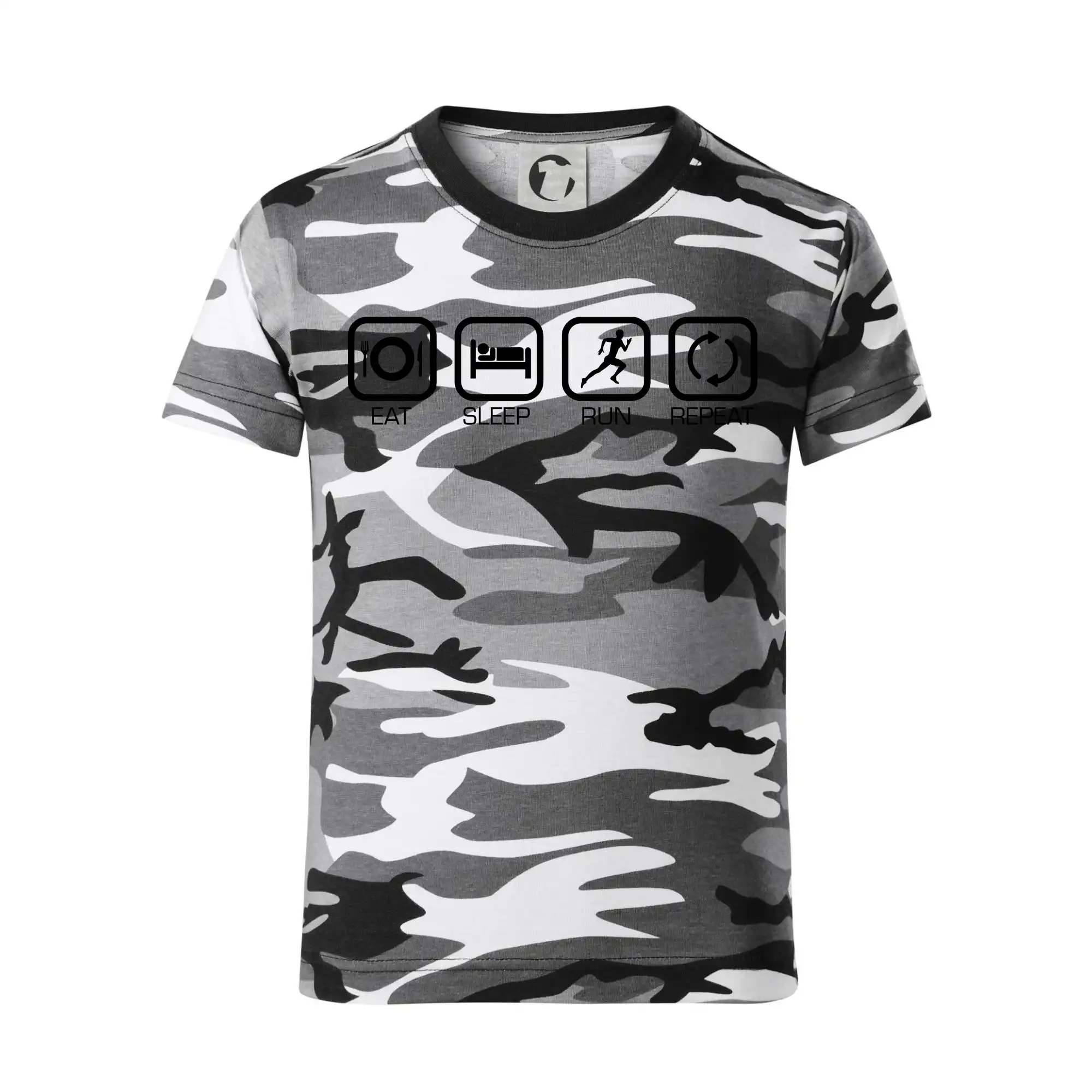 Eat sleep run repeat v řadě