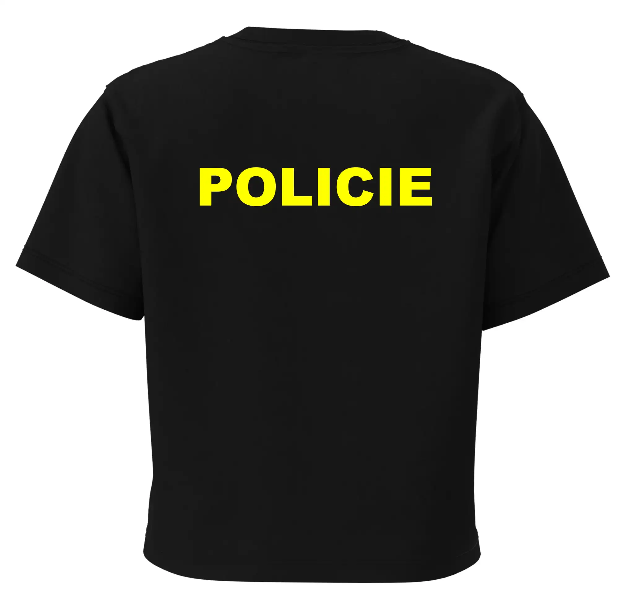Policie Nápis žlutý