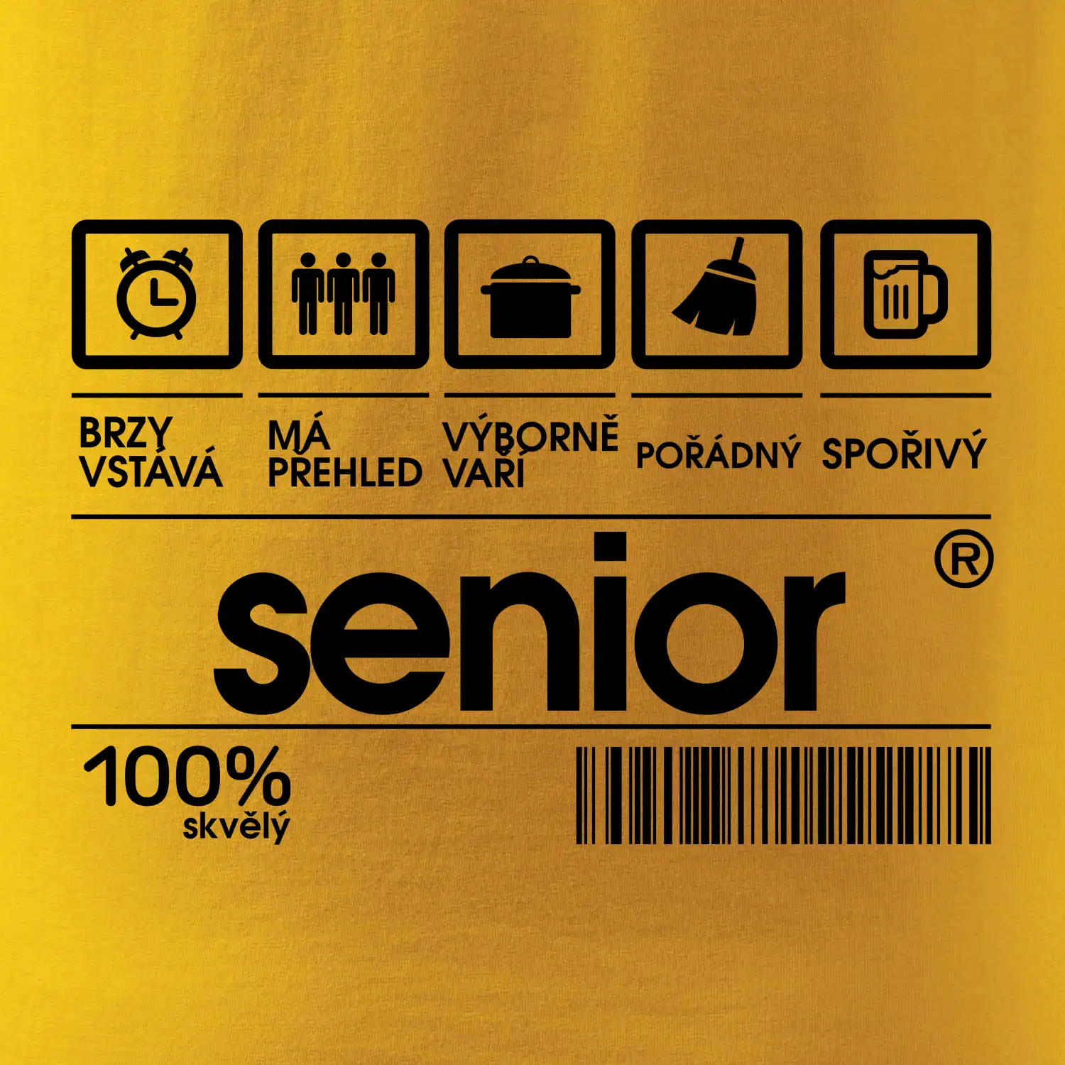 Čárový kód senior