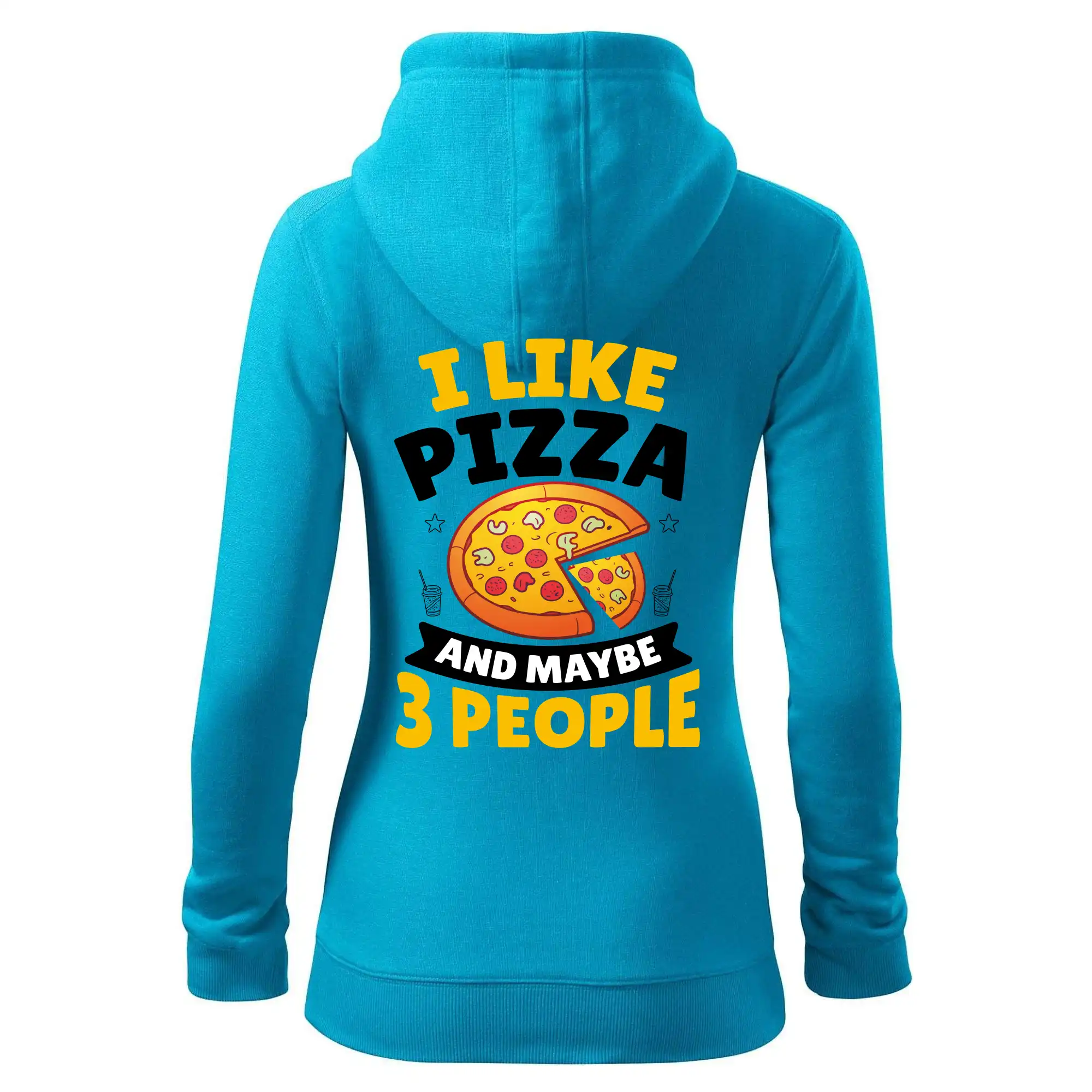 I like pizza and maybe 3 people